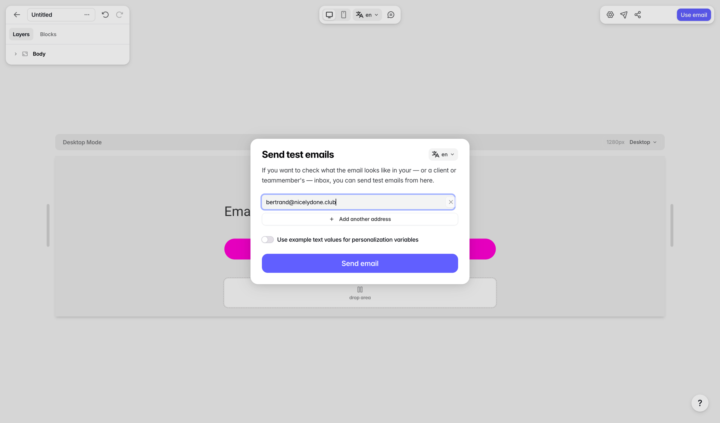 Tabular - Editor — Tabular screen