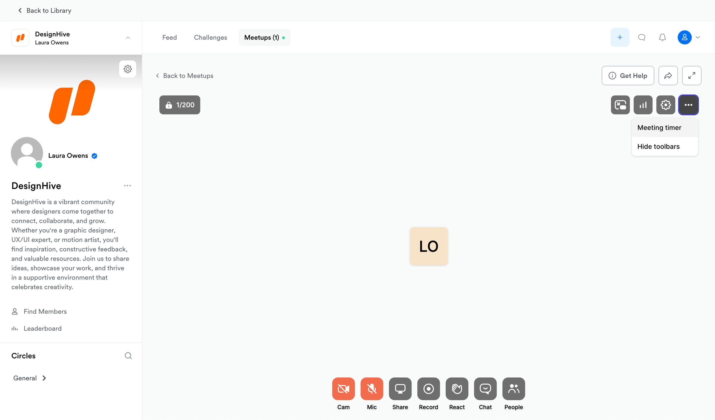 Kajabi - Laura Owenss First Site screen