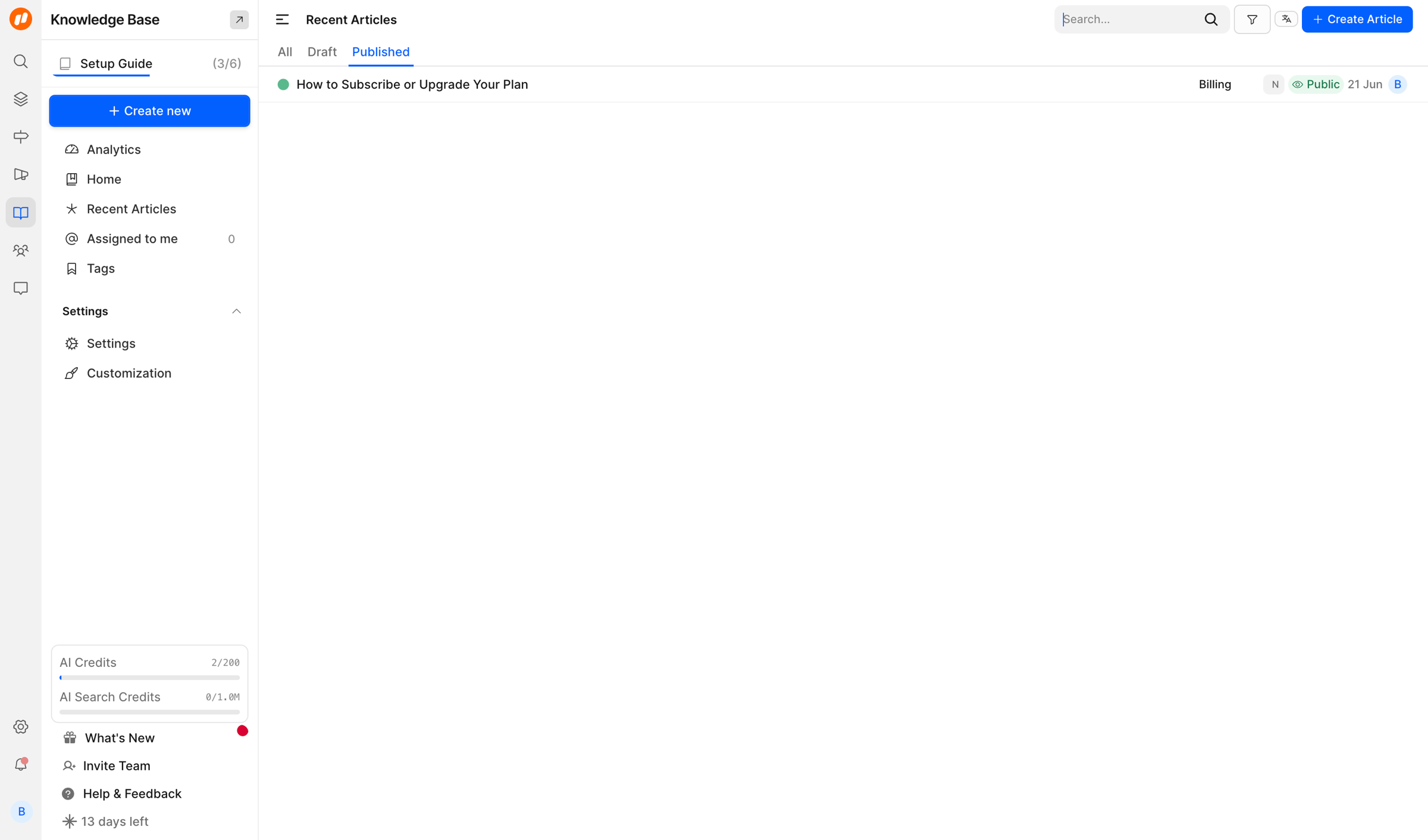 FeatureOS - Published Articles | FeatureOS screen