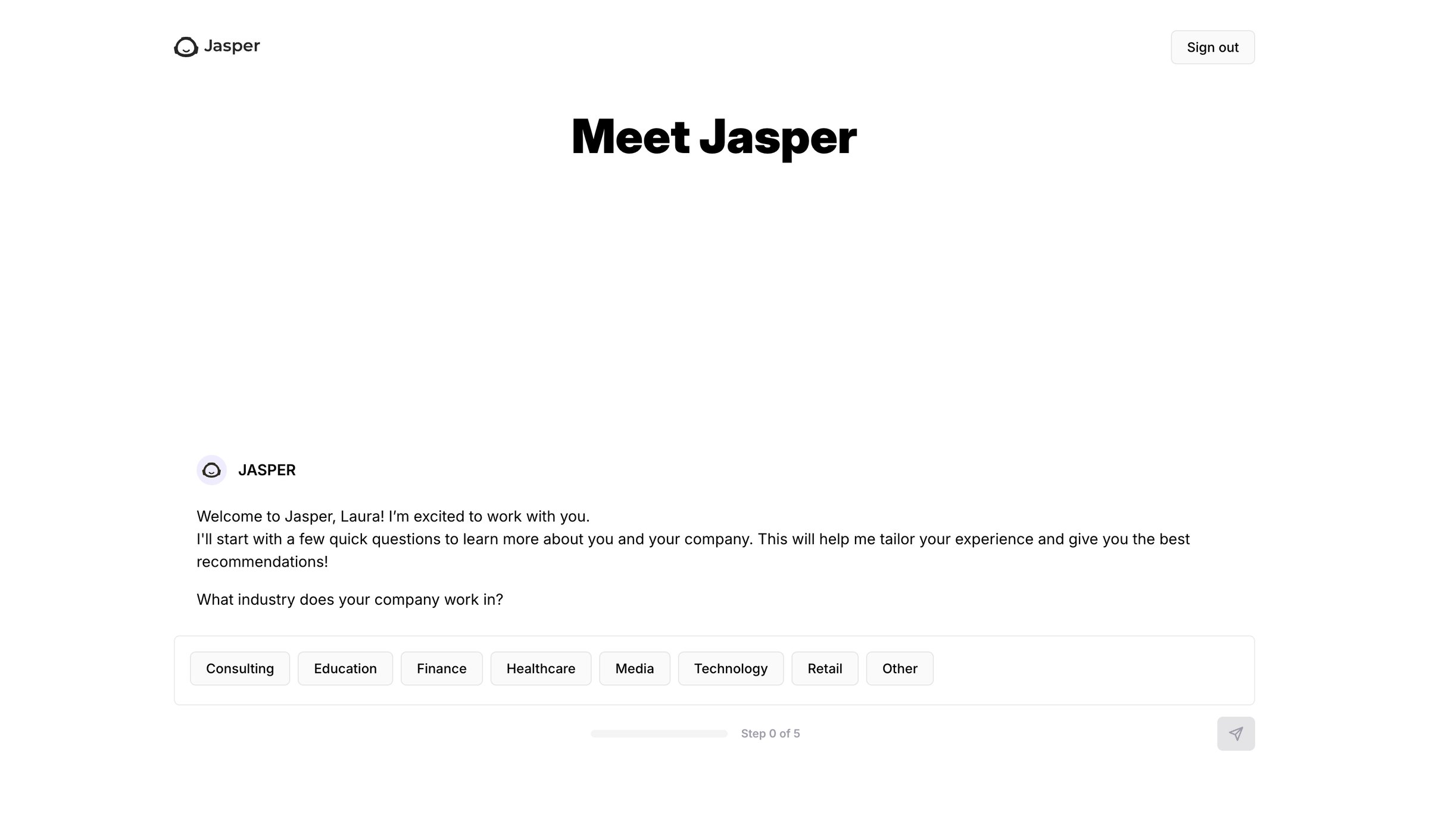 Jasper screen