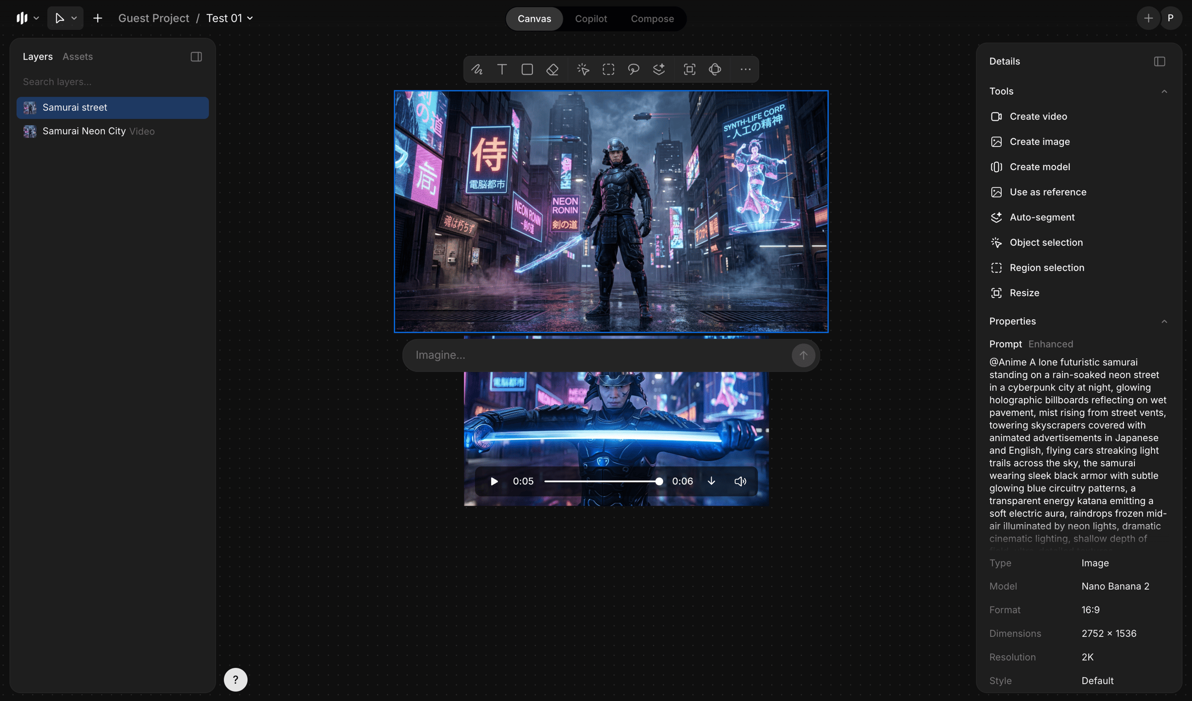 Morphic - Test 01 / Guest Project - Morphic Studio screen