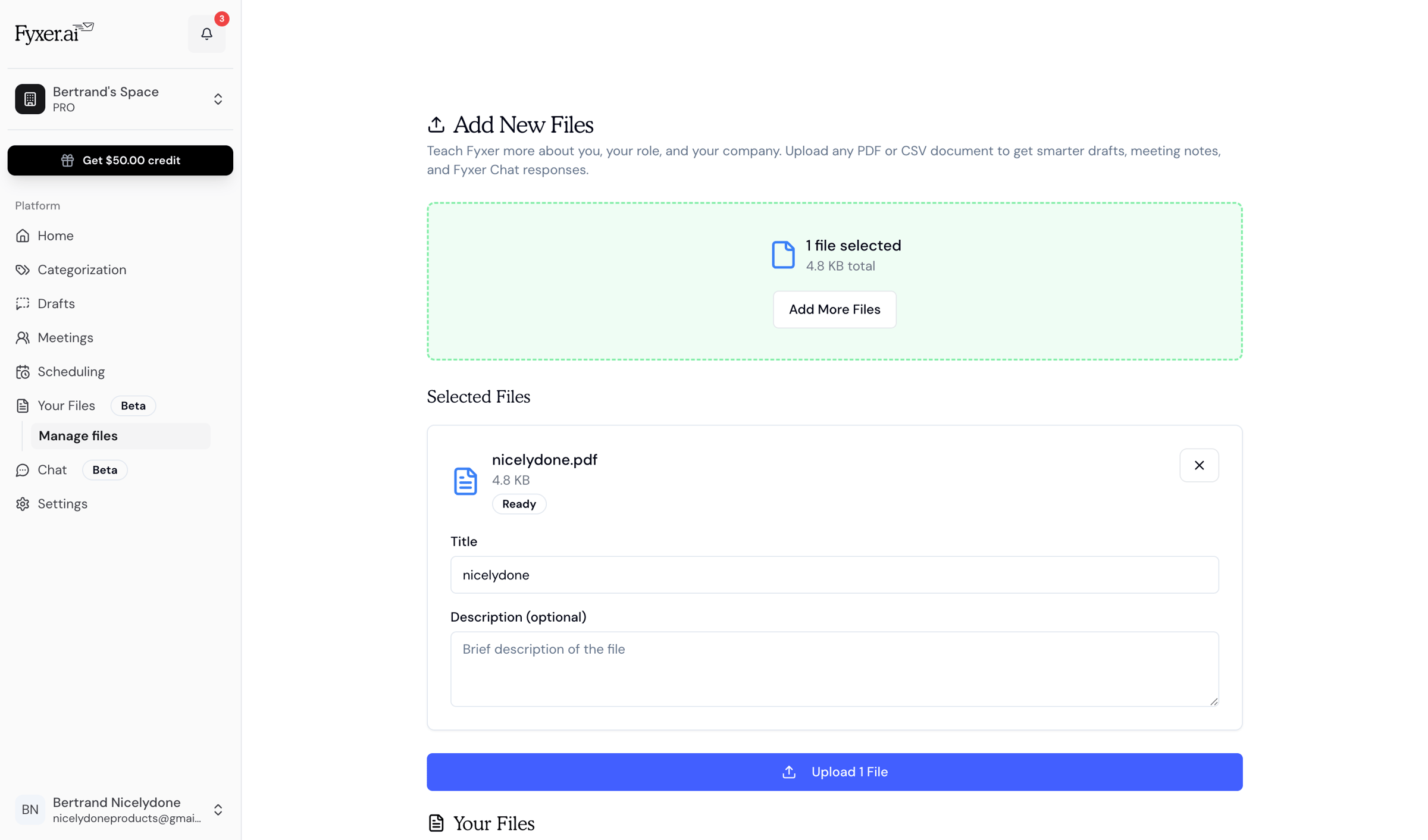 Fyxer - Fyxer AI screen