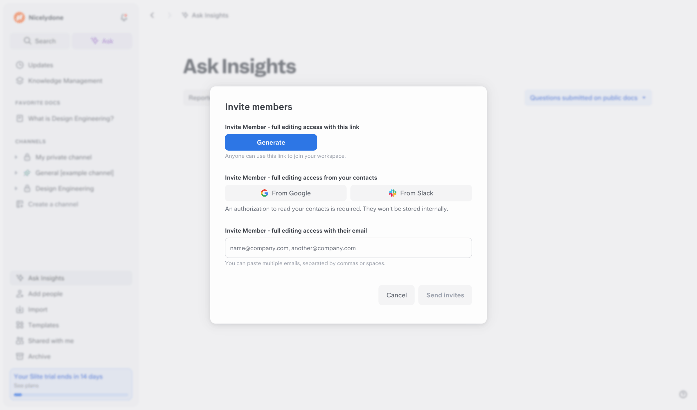 Slite - What is Design Engineering? screen