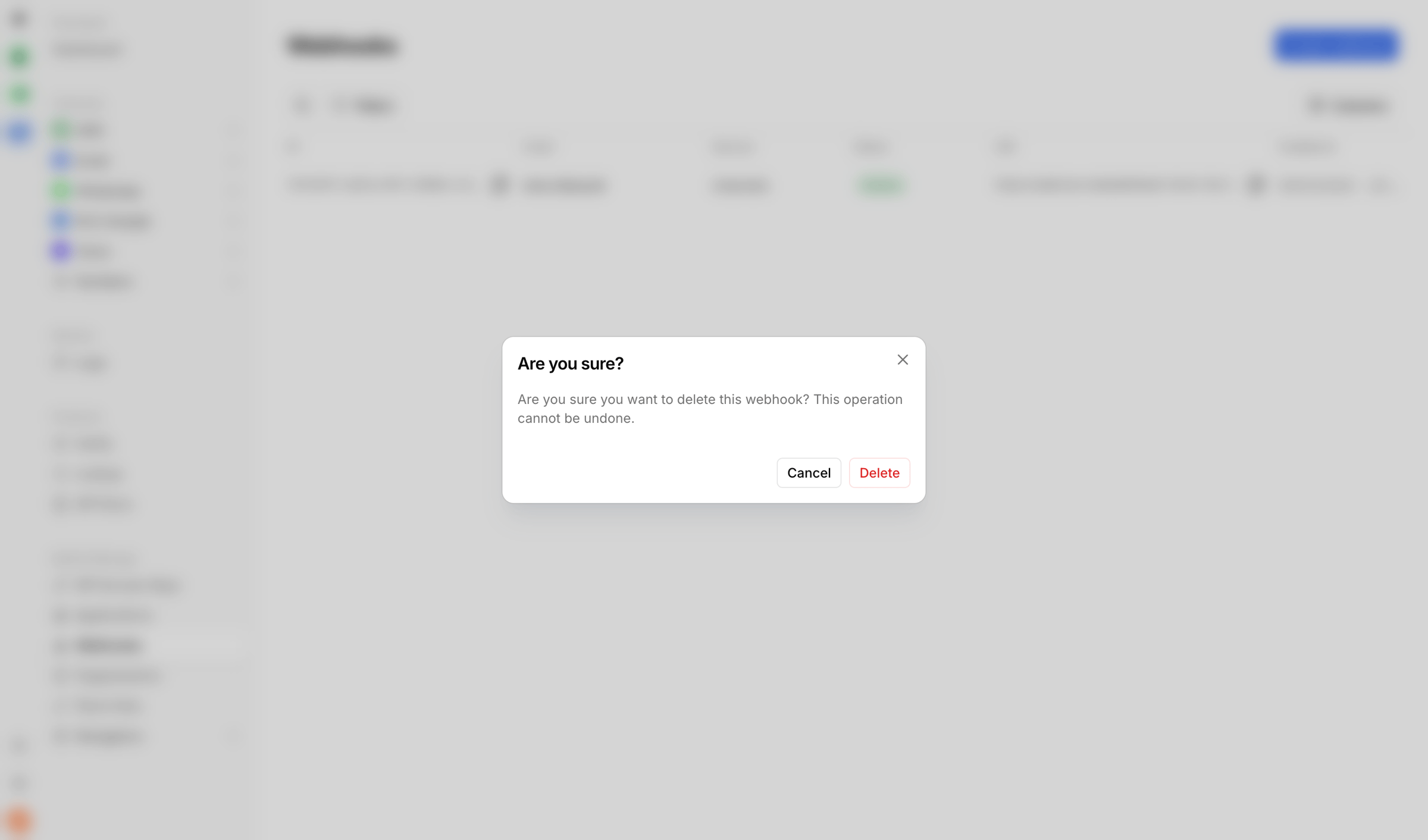 Bird - Webhooks | Bird screen