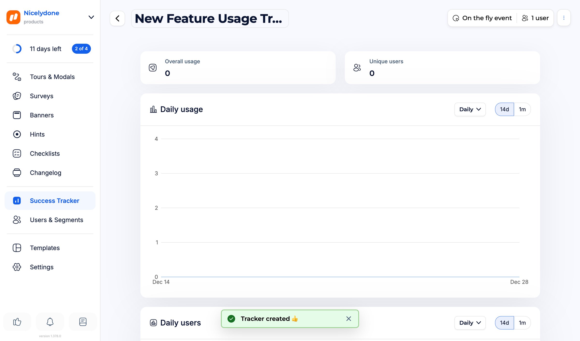Jimo - Tracker Report · Jimo screen