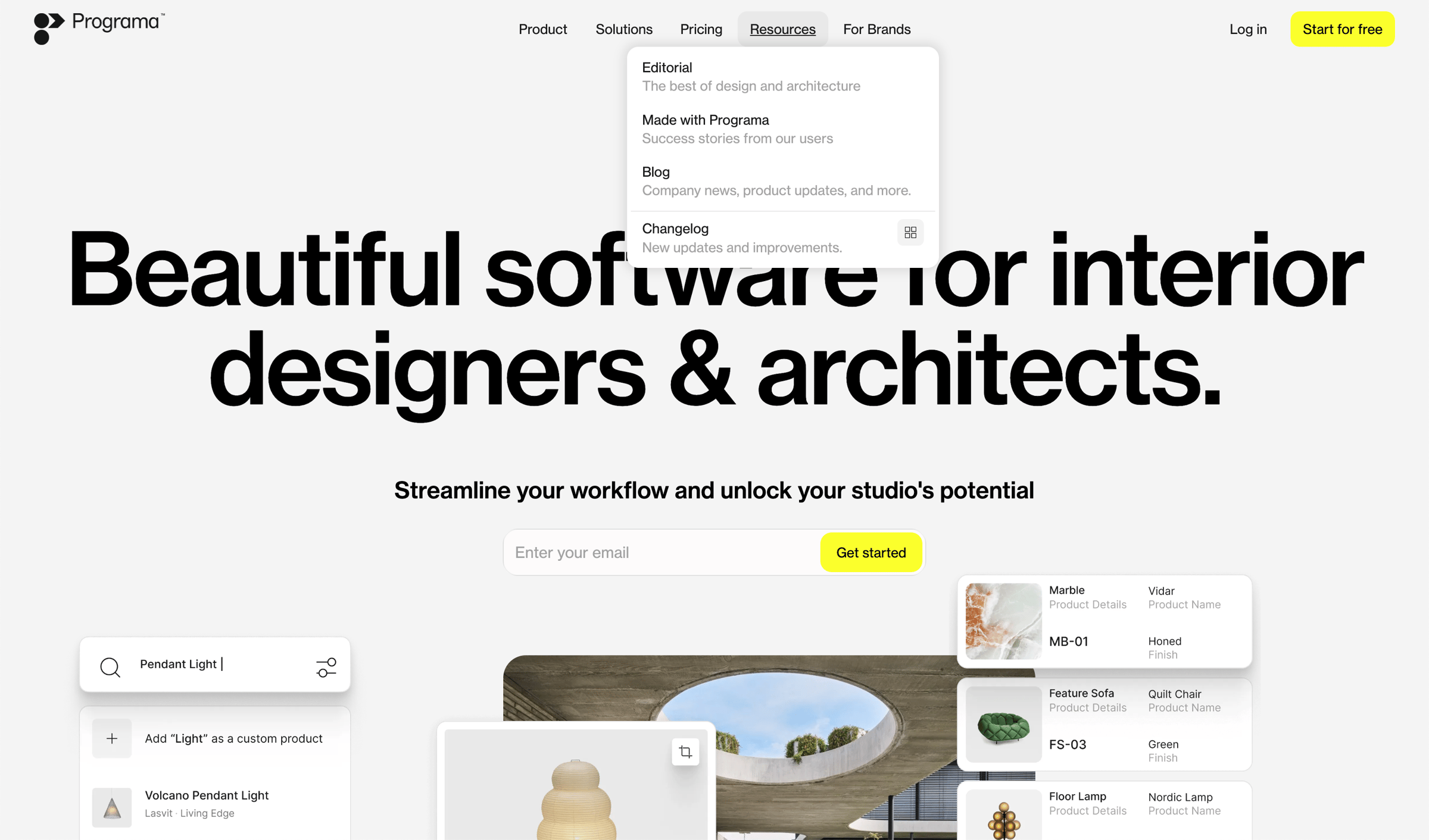 Programa - Beautiful Software for Interior Designers screen