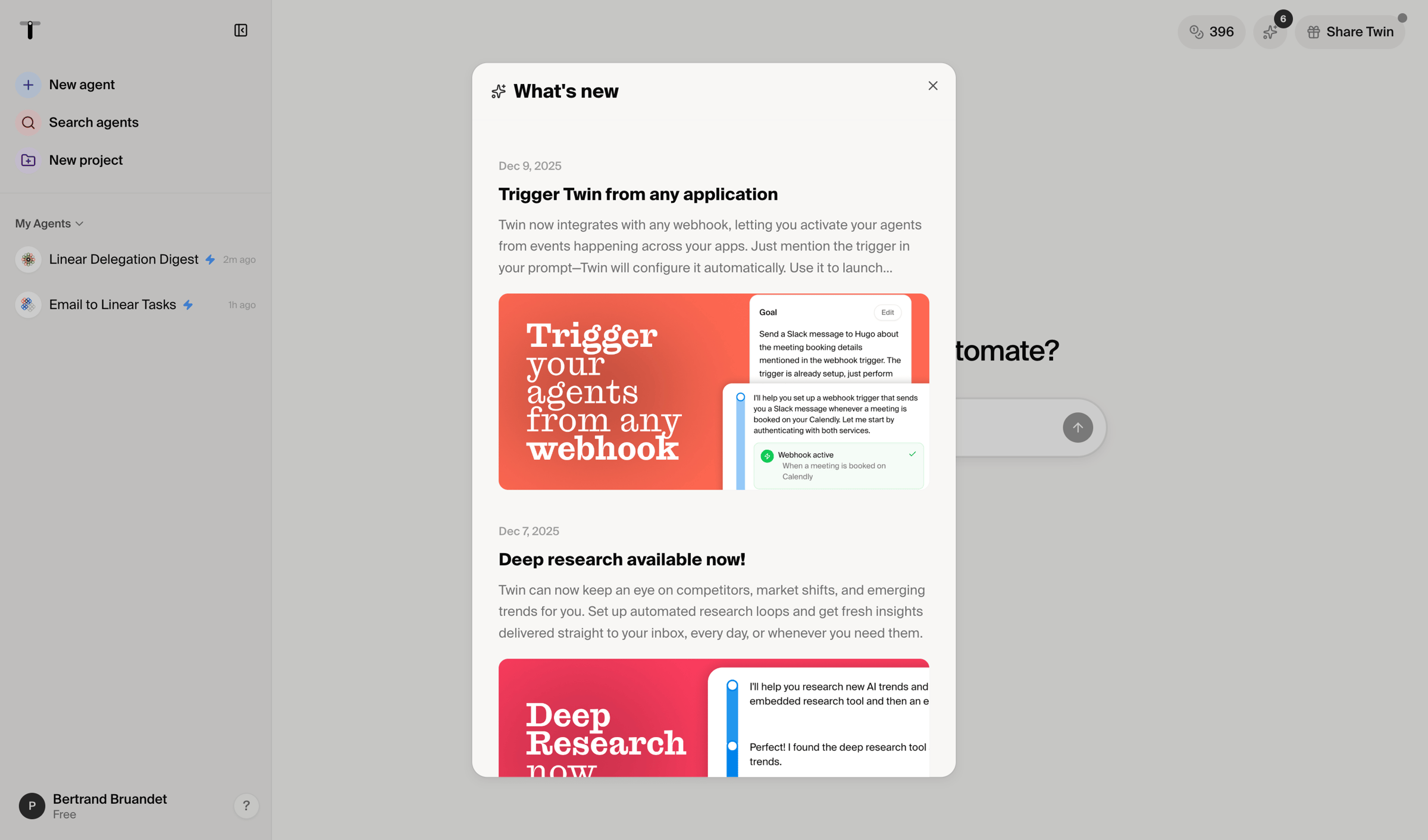 Twin - Twin - Automate anything screen