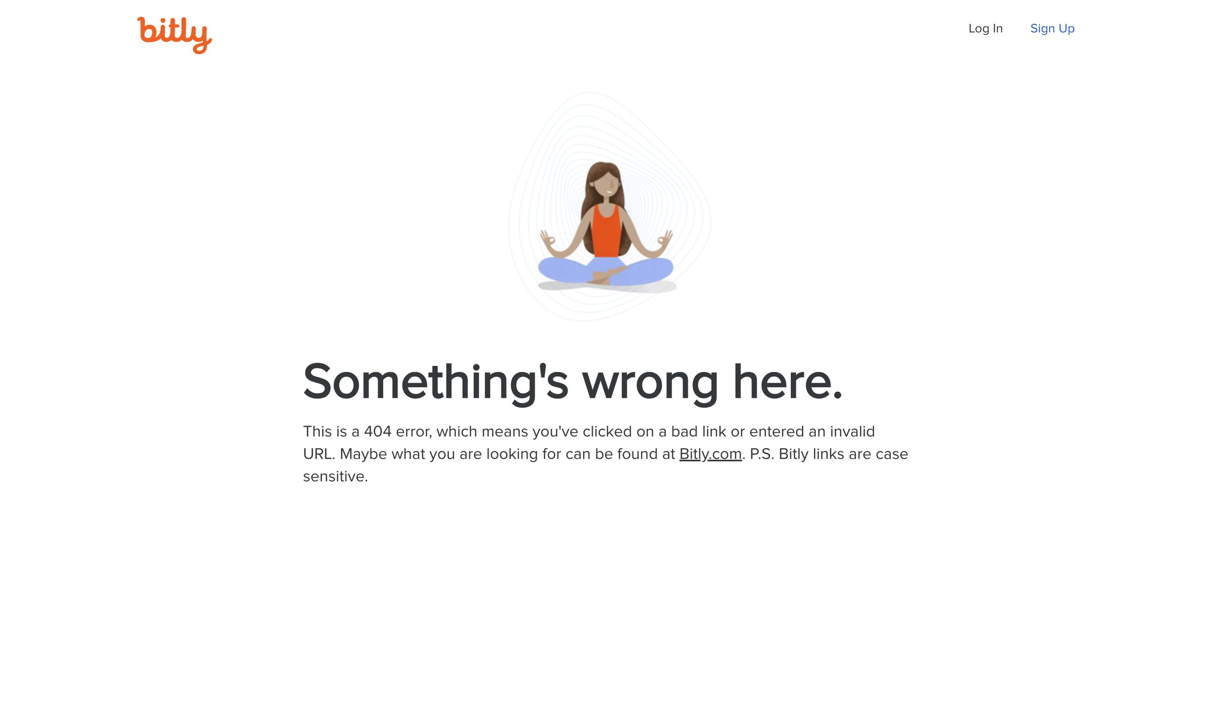 Bitly - Bitly | Page Not Found 404 screen