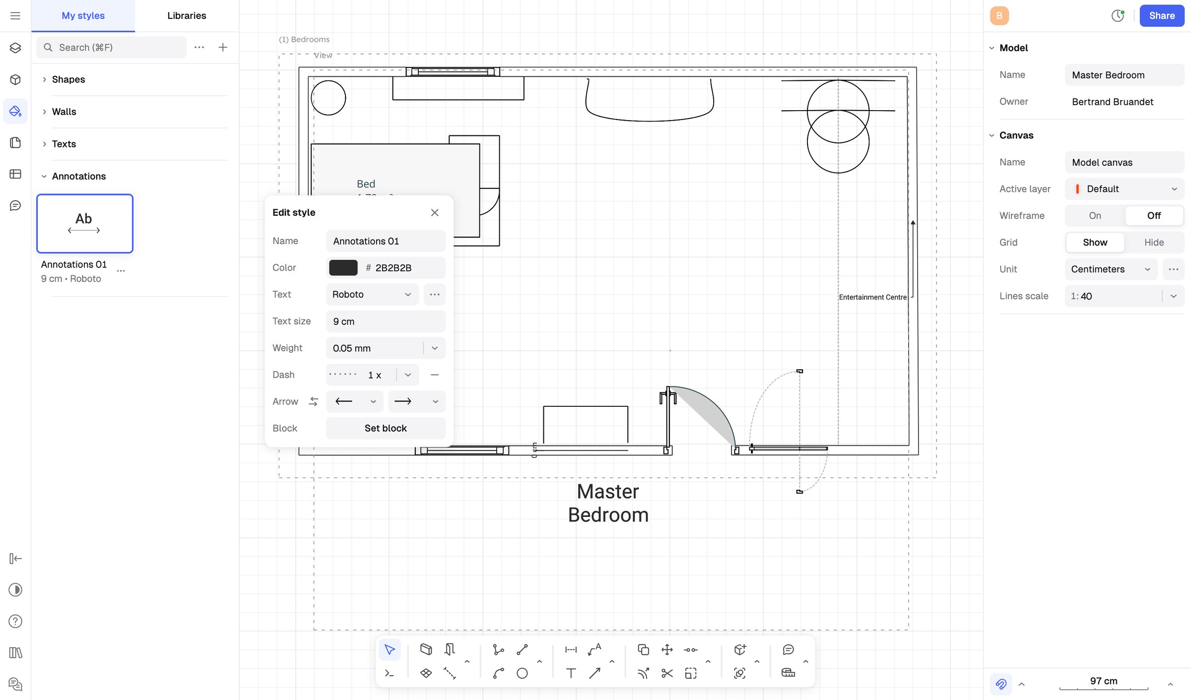 Rayon - Master Bedroom | Rayon screen