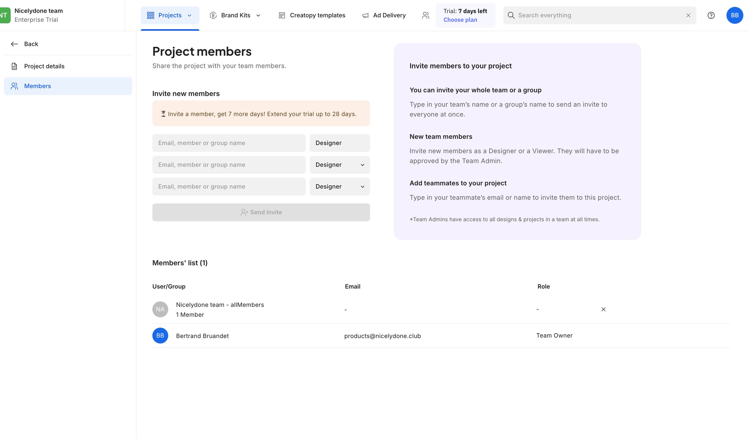 Creatopy - Creative Automation Platform screen