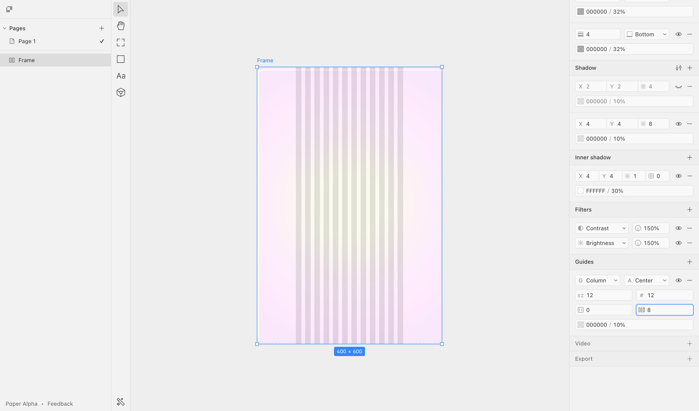 Paper screen