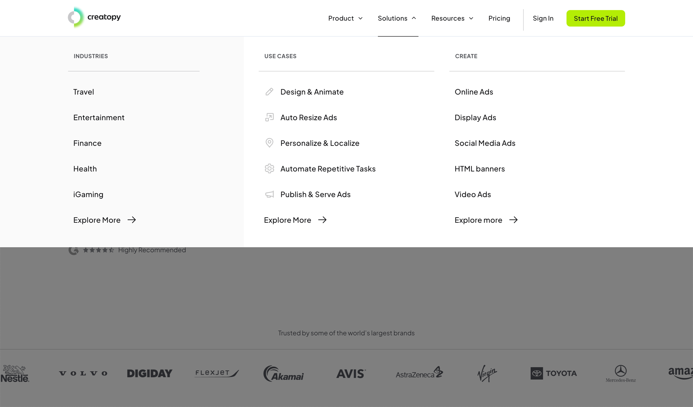 Creatopy - AI-powered Ad Generation - Design and Scale Ads Online - Creatopy screen