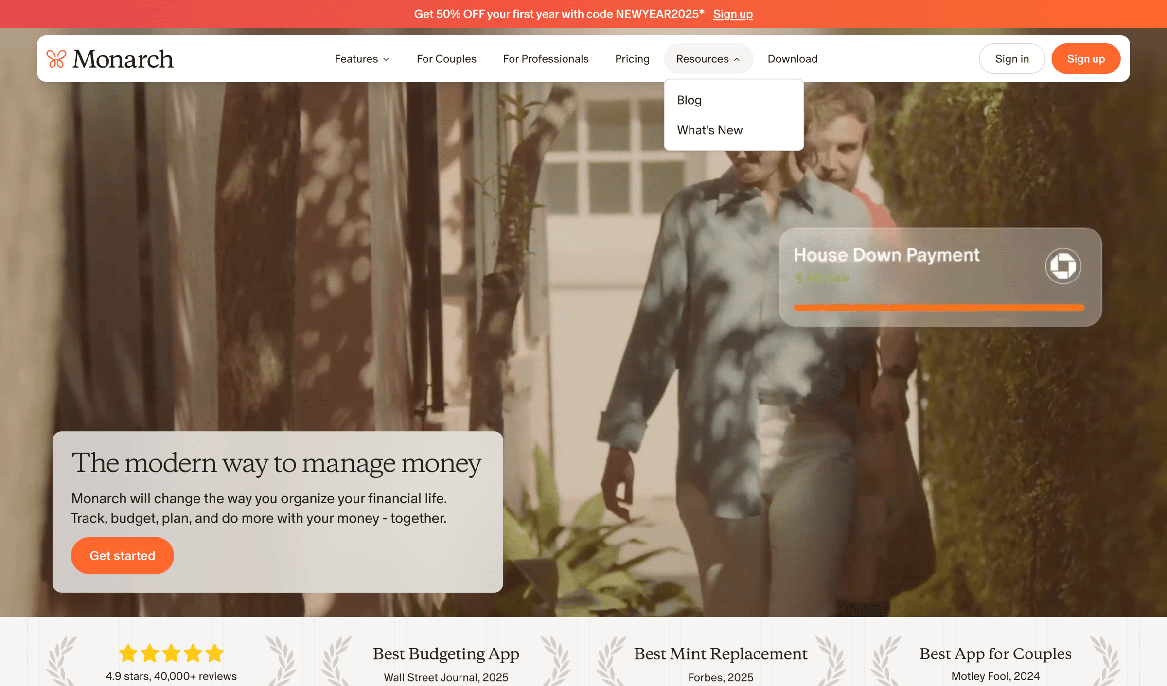 Monarch - Track, budget, plan, and do more with your money | Monarch Money screen