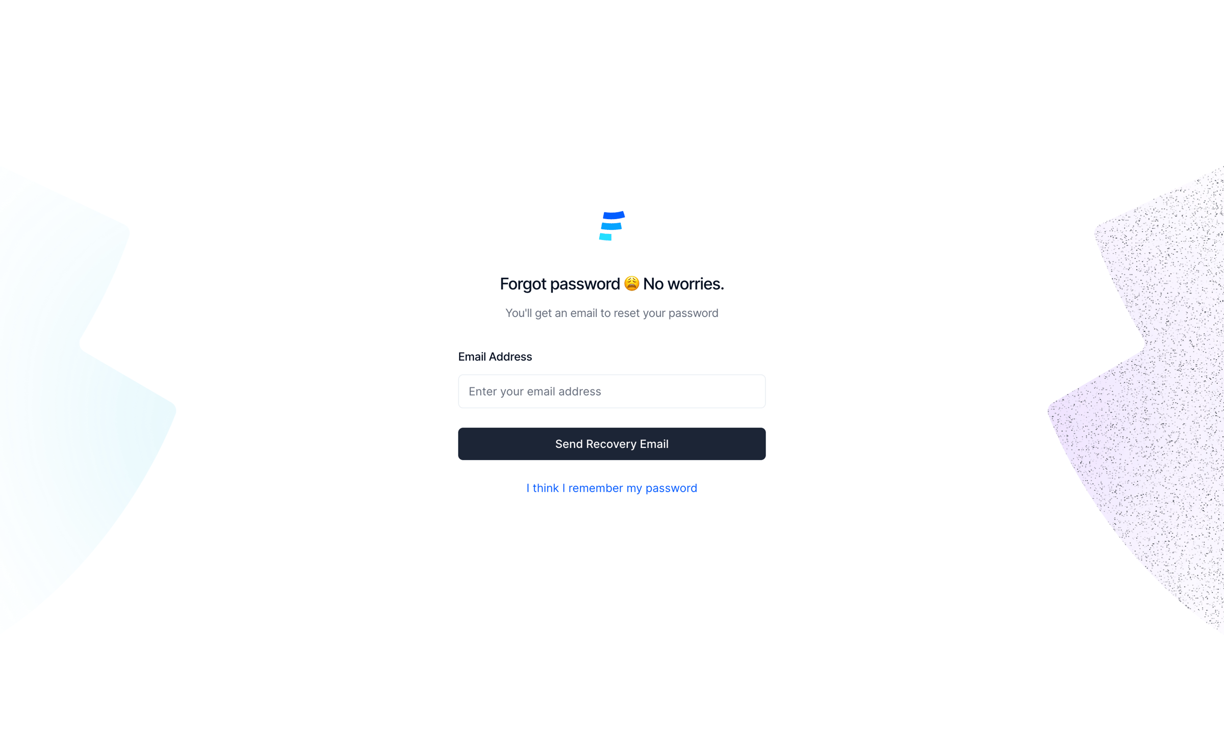Formcarry - Forgot Password - Formcarry screen