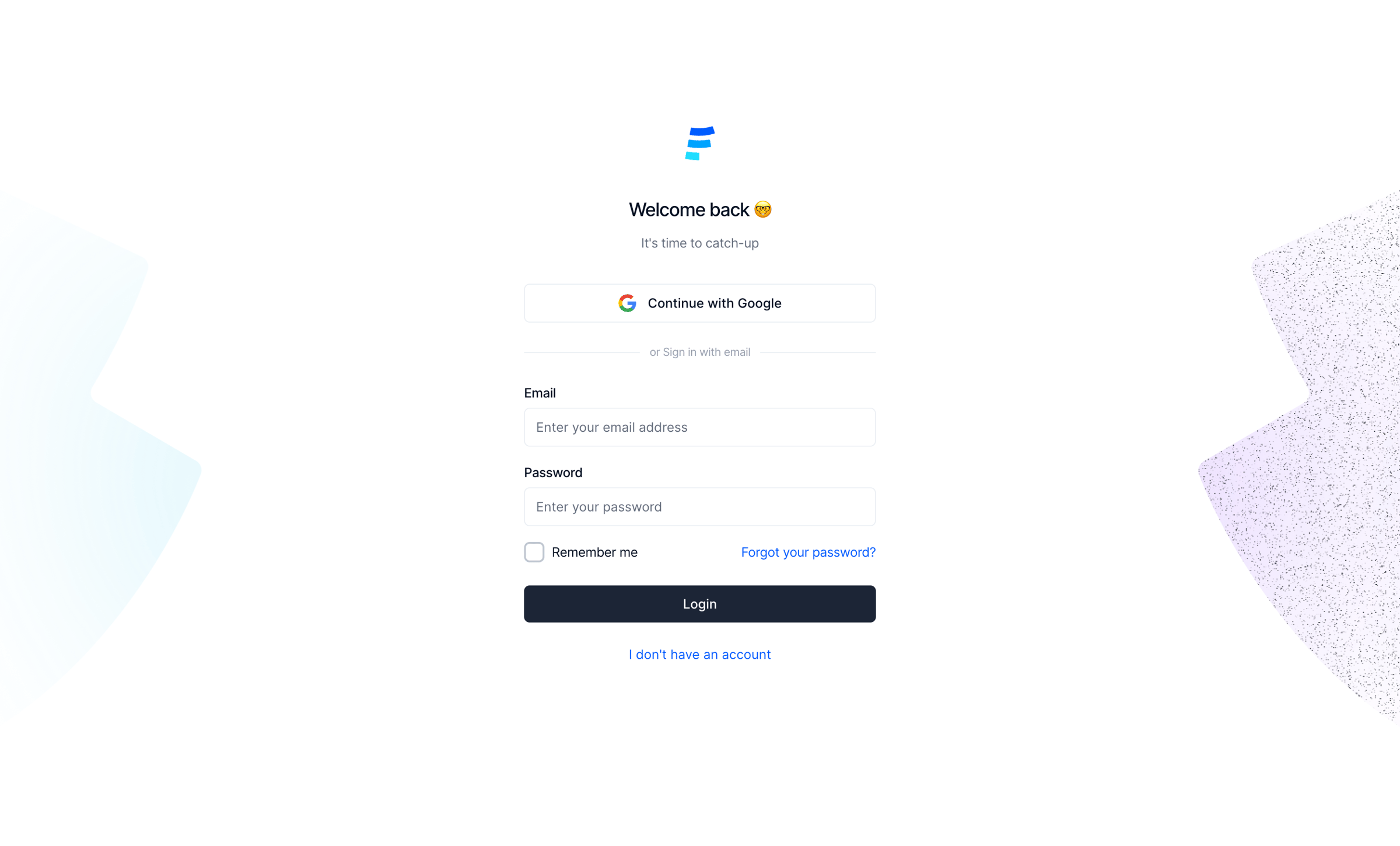 Formcarry - Welcome Back - Formcarry screen
