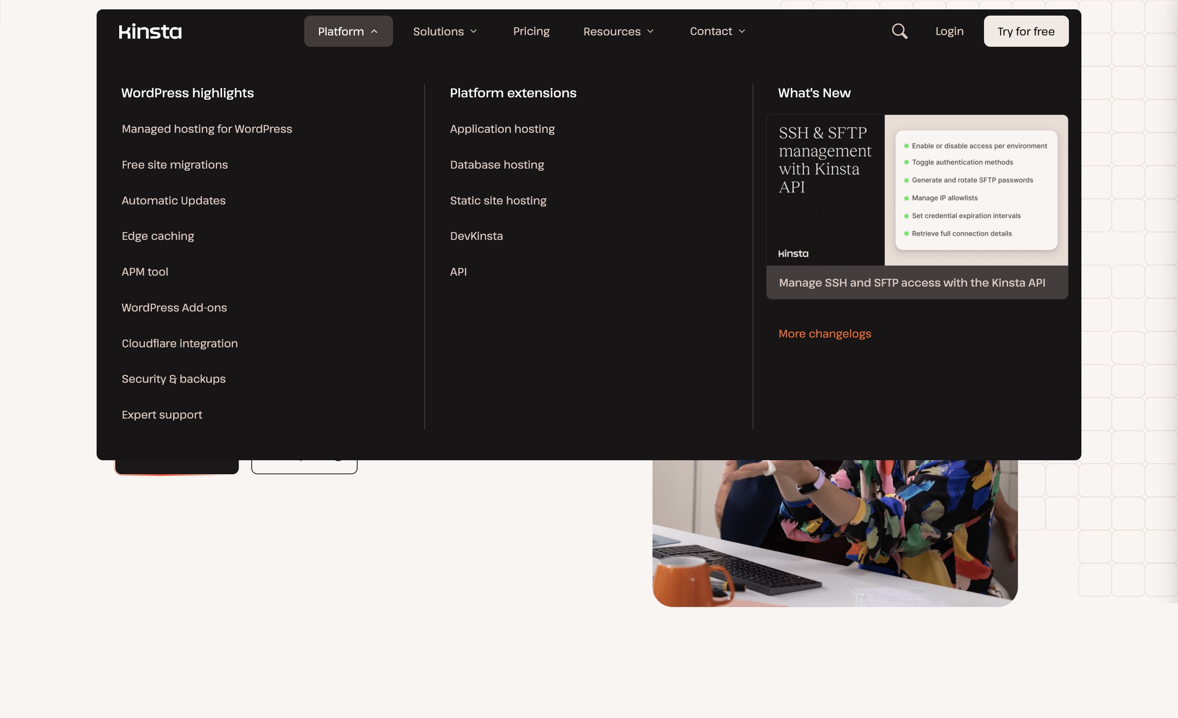 Kinsta - Kinsta® - Simply better hosting for WordPress screen