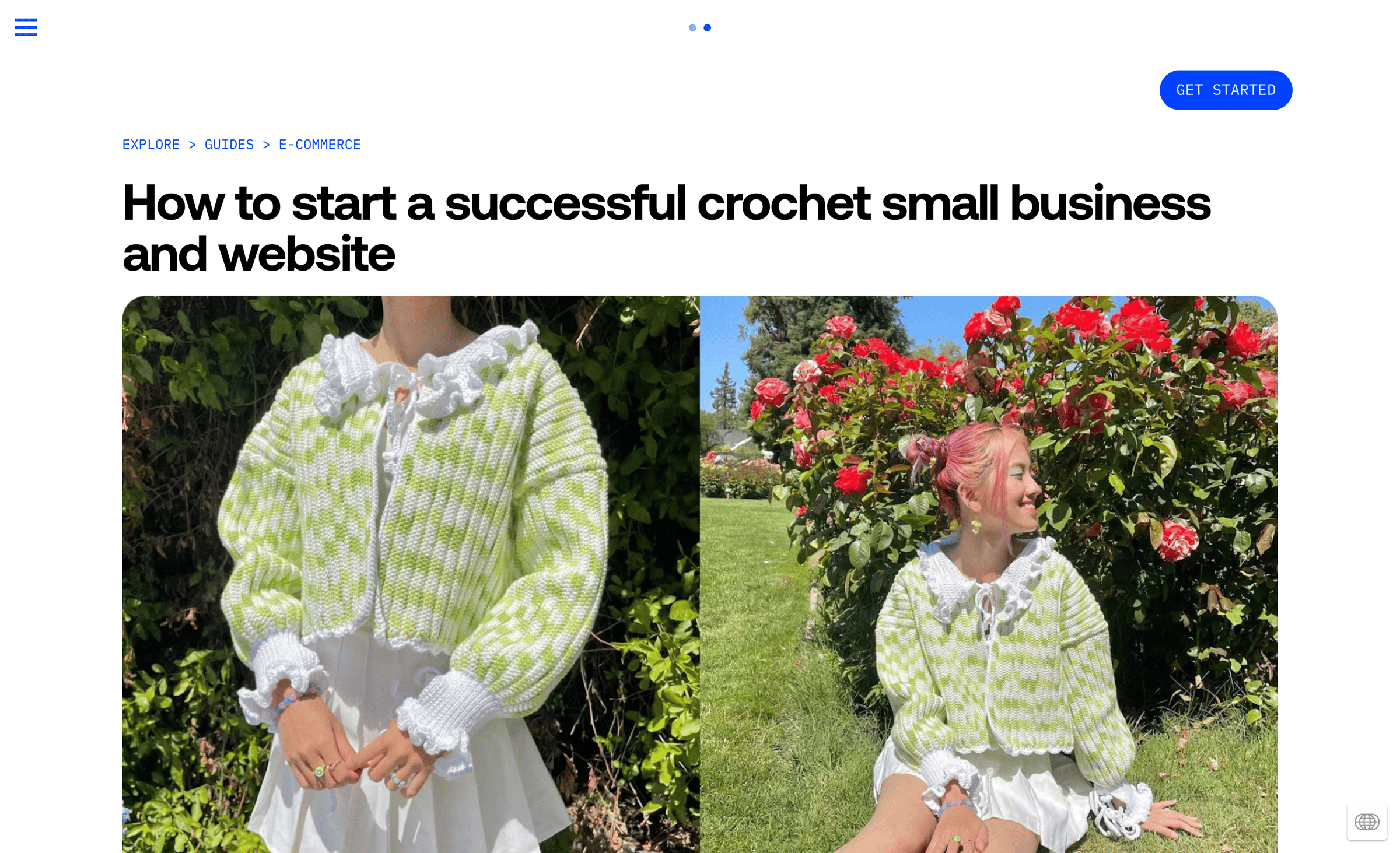 Universe - How to Start a Successful Crochet Small Business A Step-by-Step Guide Univer.se - Universe Website Builder Design Custom Si screen