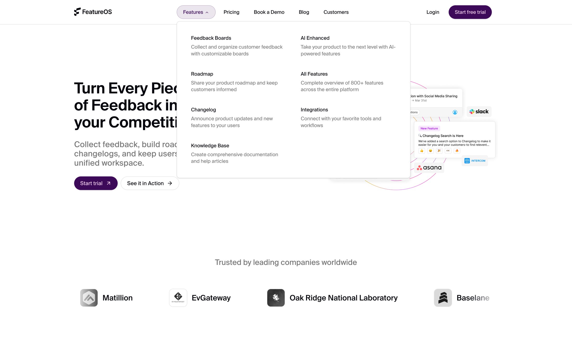 FeatureOS - FeatureOS - AI-Powered Product Management Platform screen