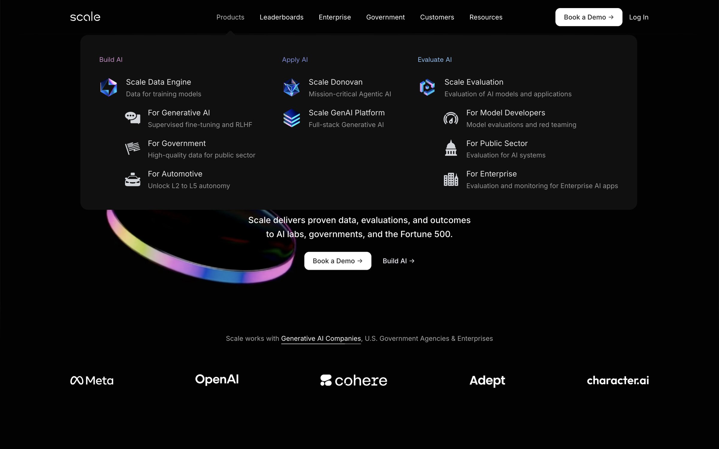 Scale - Accelerate the Development of AI Applications Scale AI screen