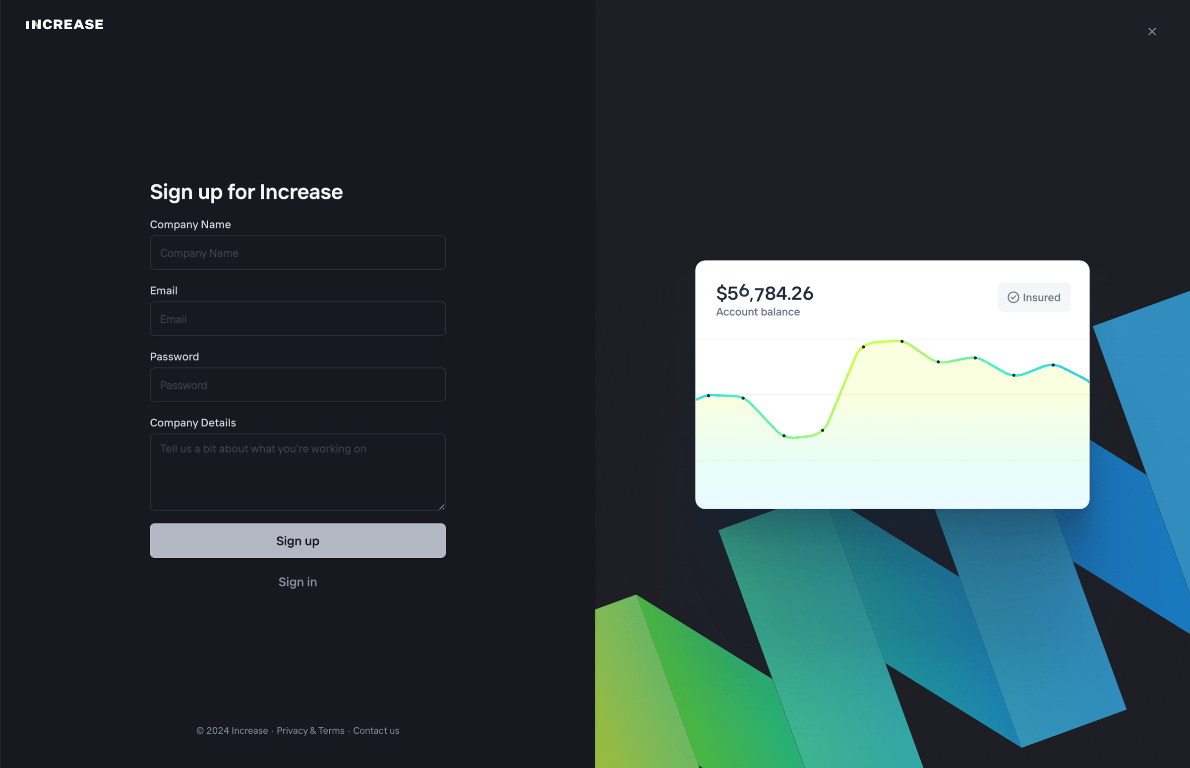 Increase screen