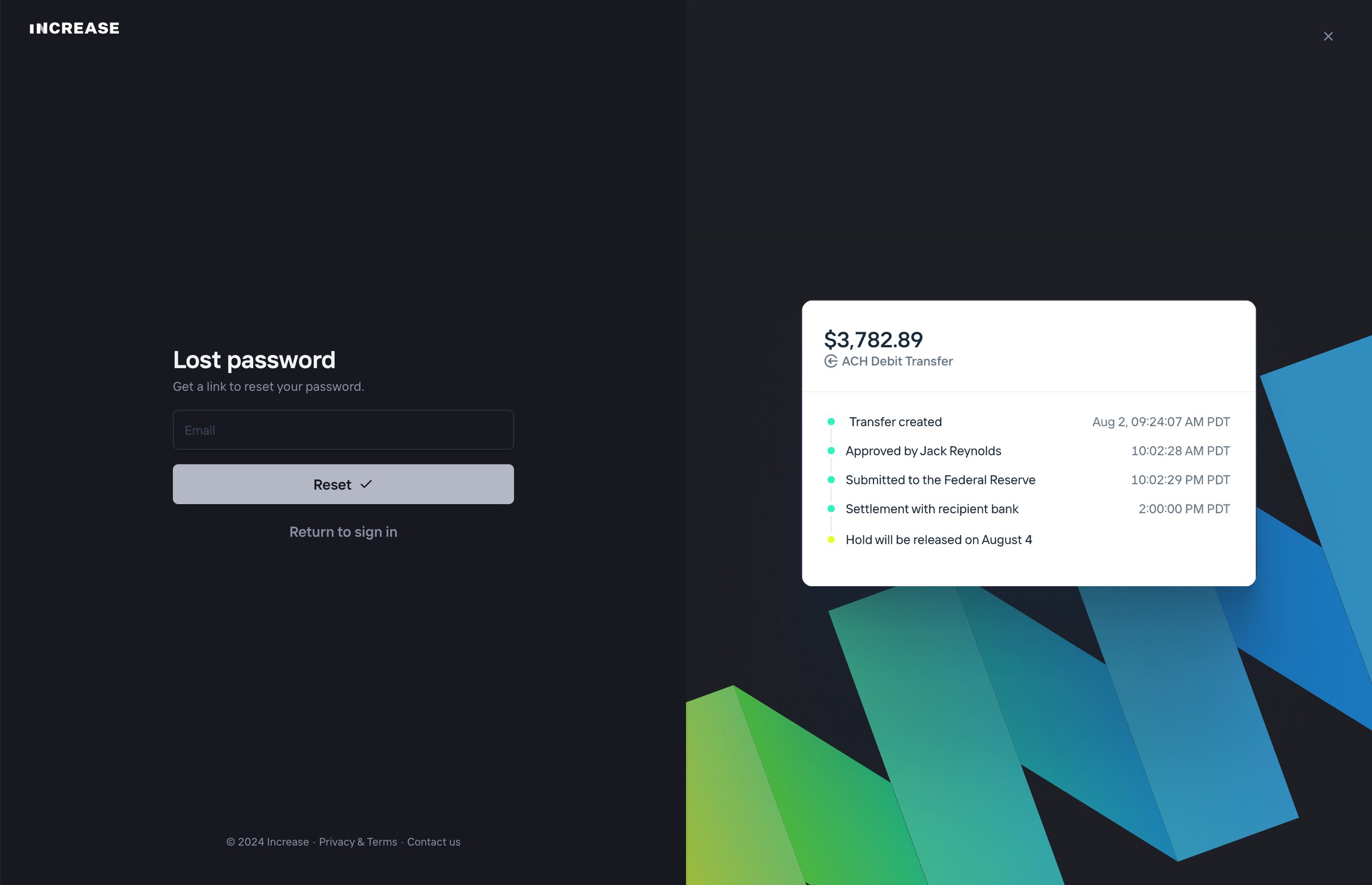 Increase screen