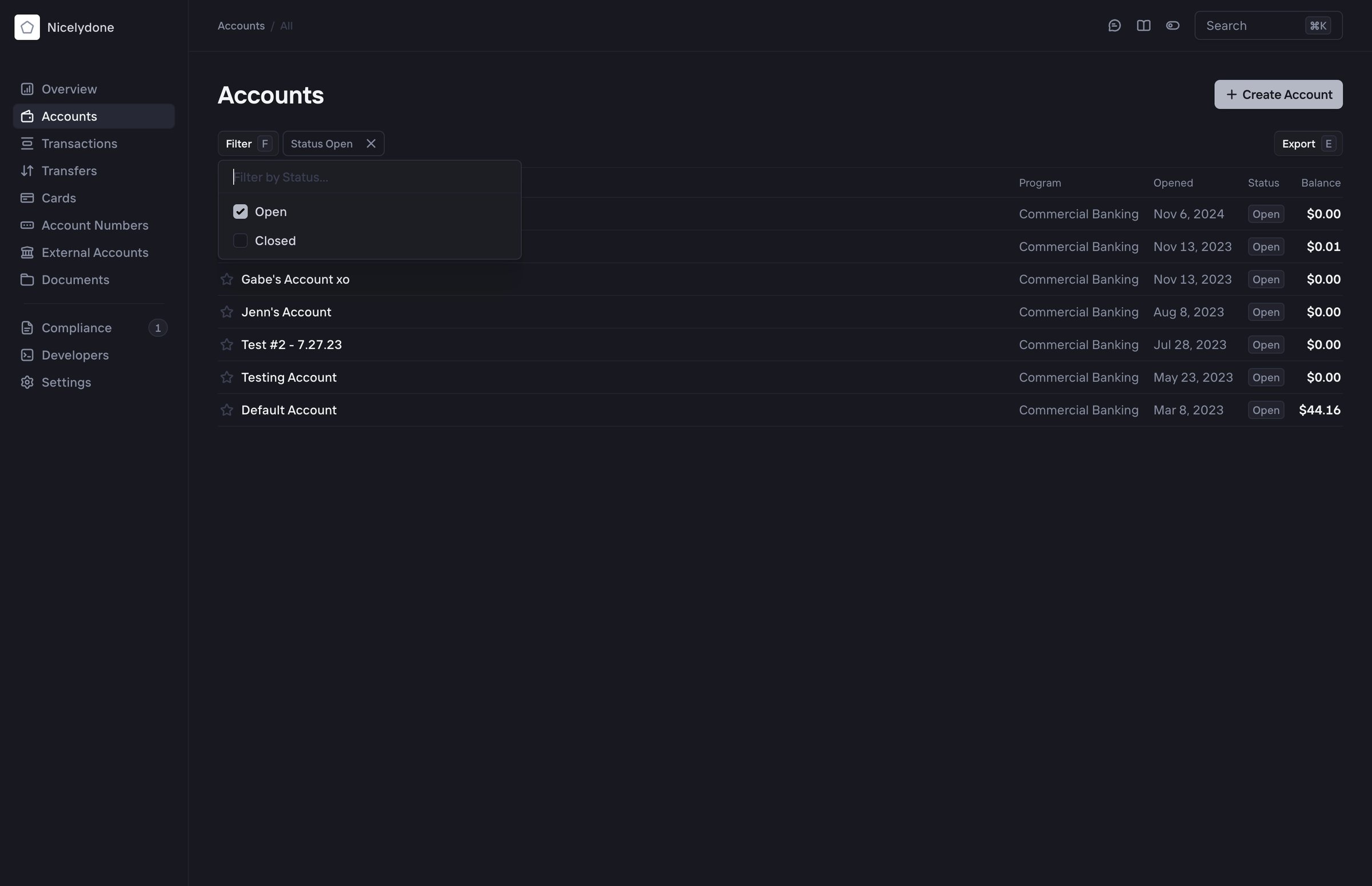 Increase › Accounts from Increase
