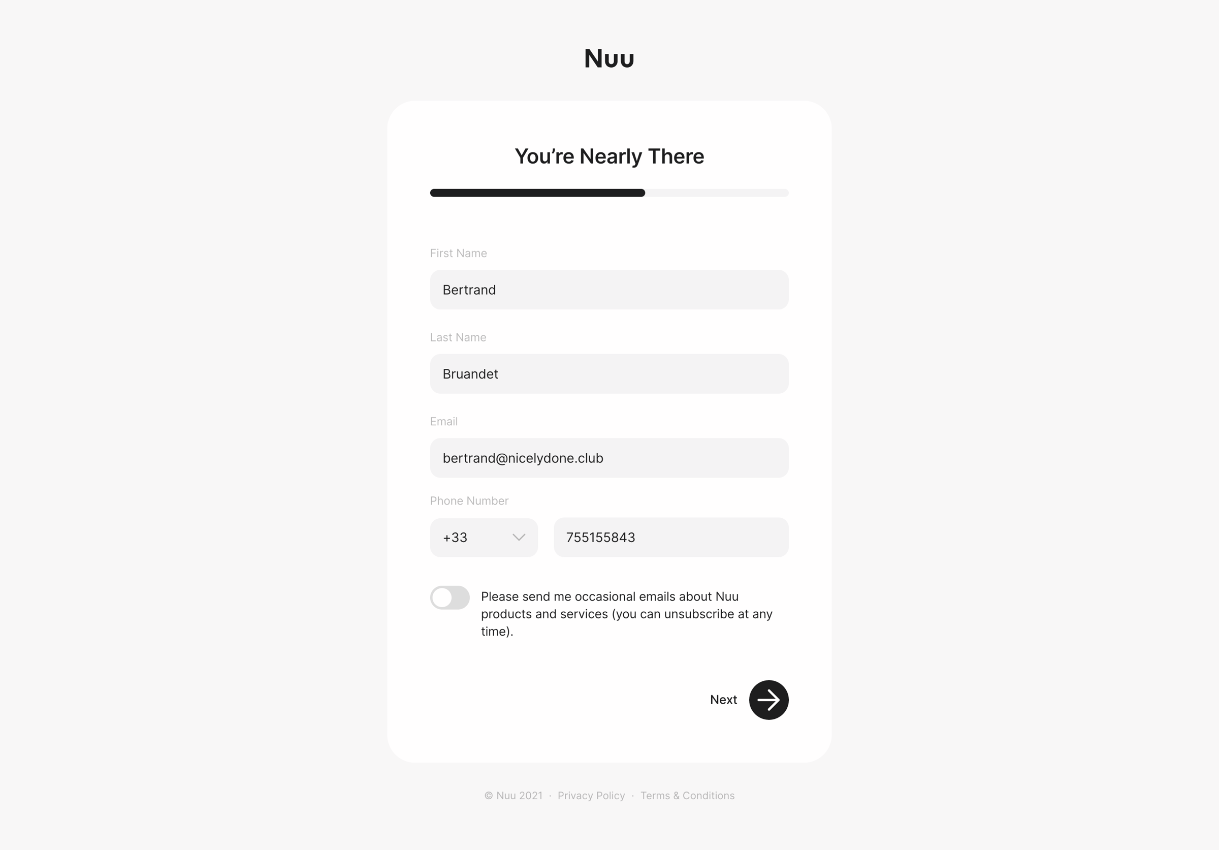 Nuu - Nuu Editor screen