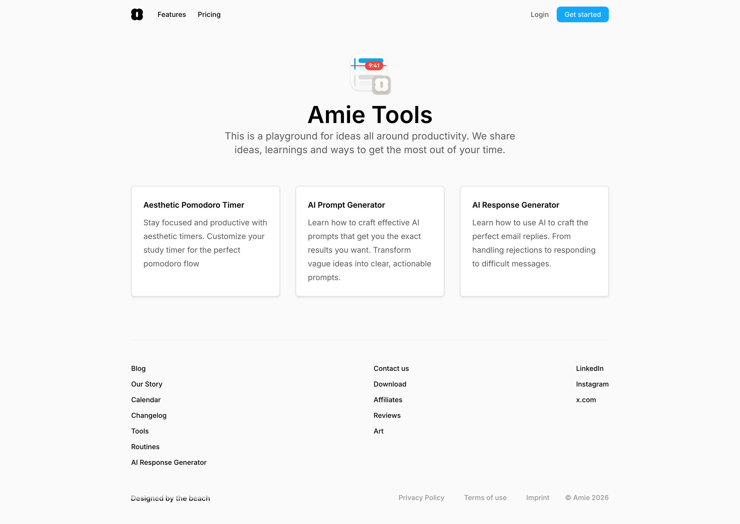 Amie - Tools from Amie
