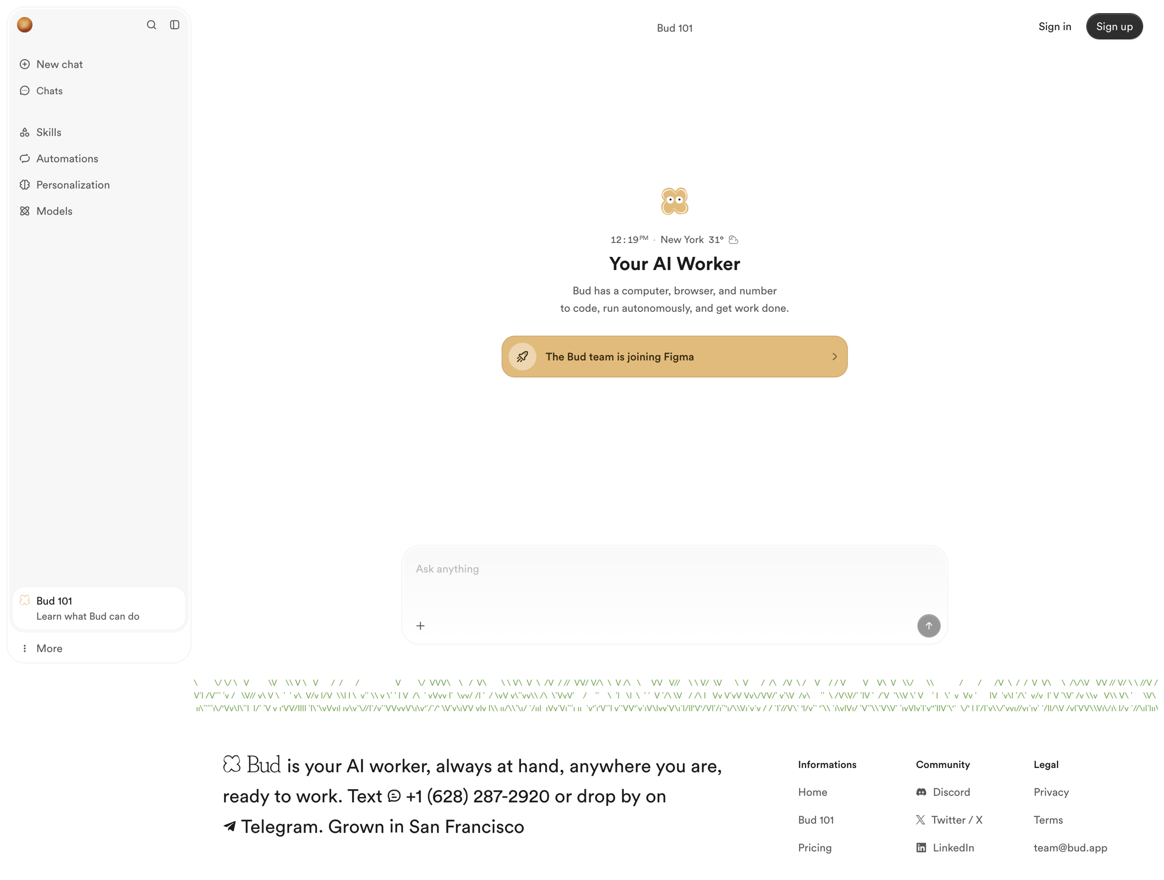 Bud - Bud - Your AI Worker screen