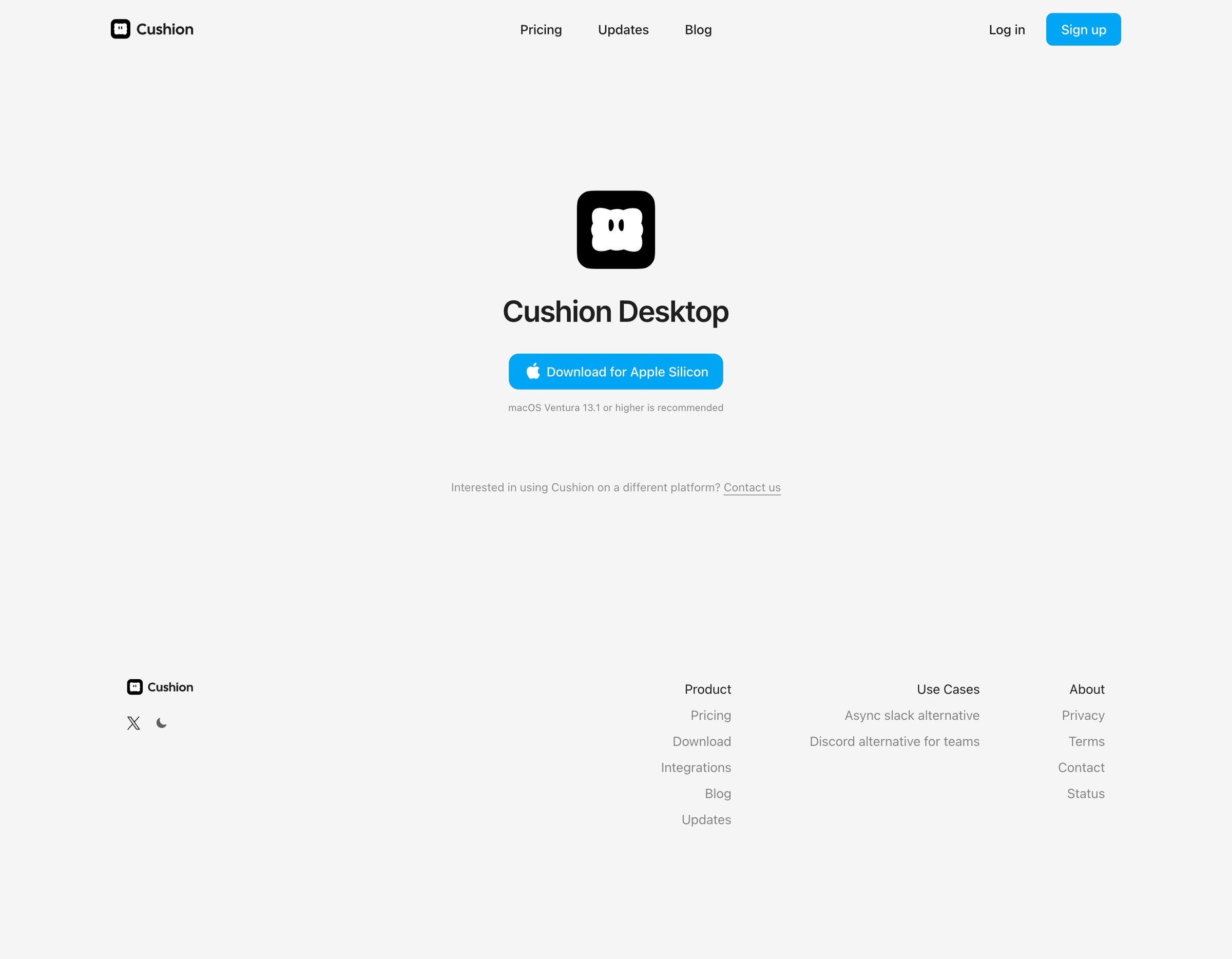 Cushion - Download Cushion for Mac screen