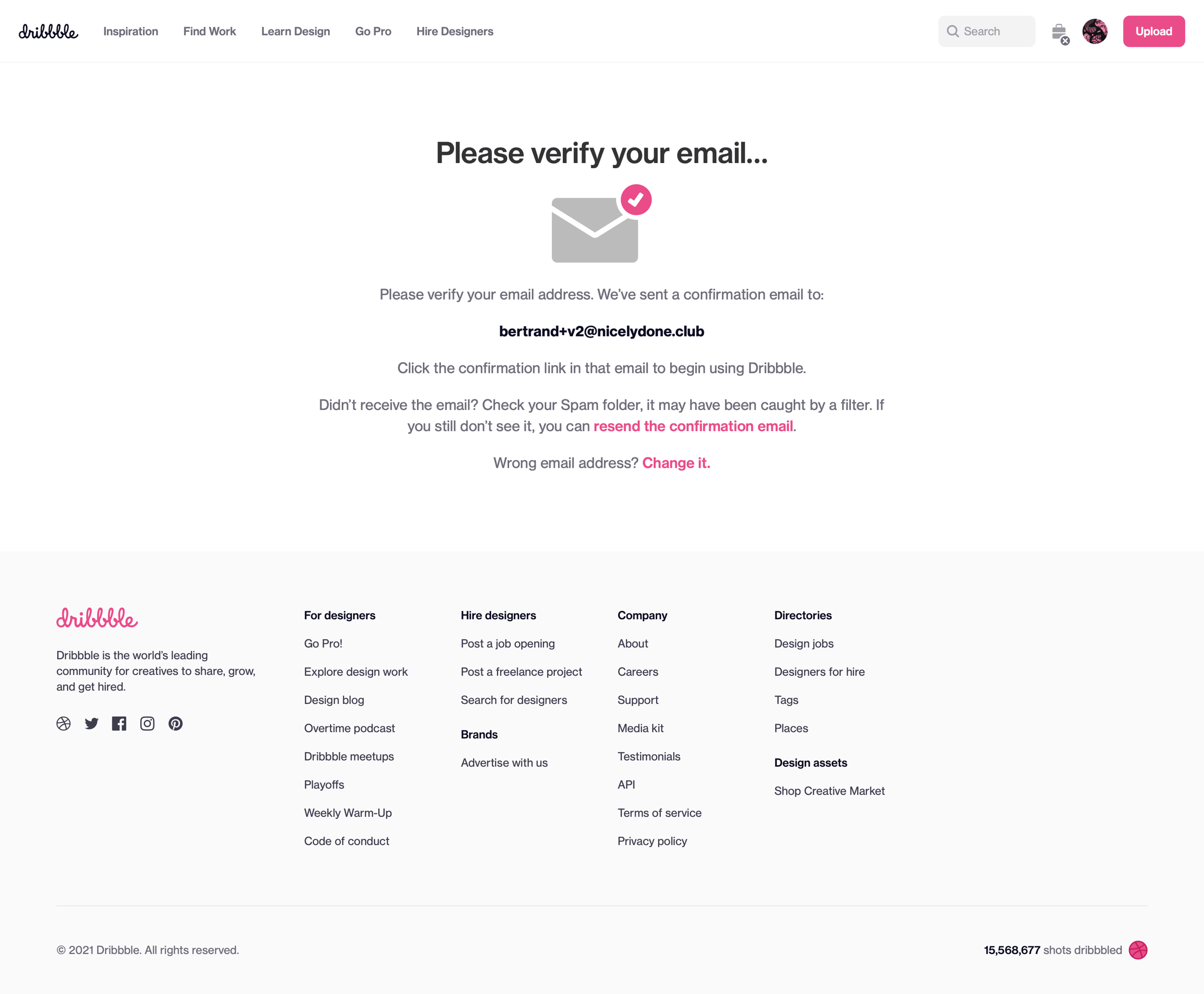 Dribbble - Dribbble - Discover the World’s Top Designers & Creative Professionals screen