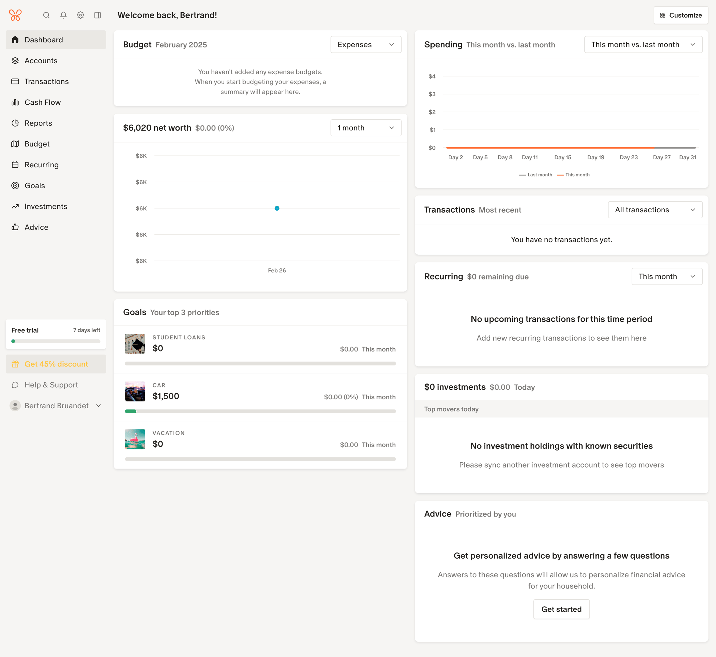 Monarch - Monarch | Dashboard screen
