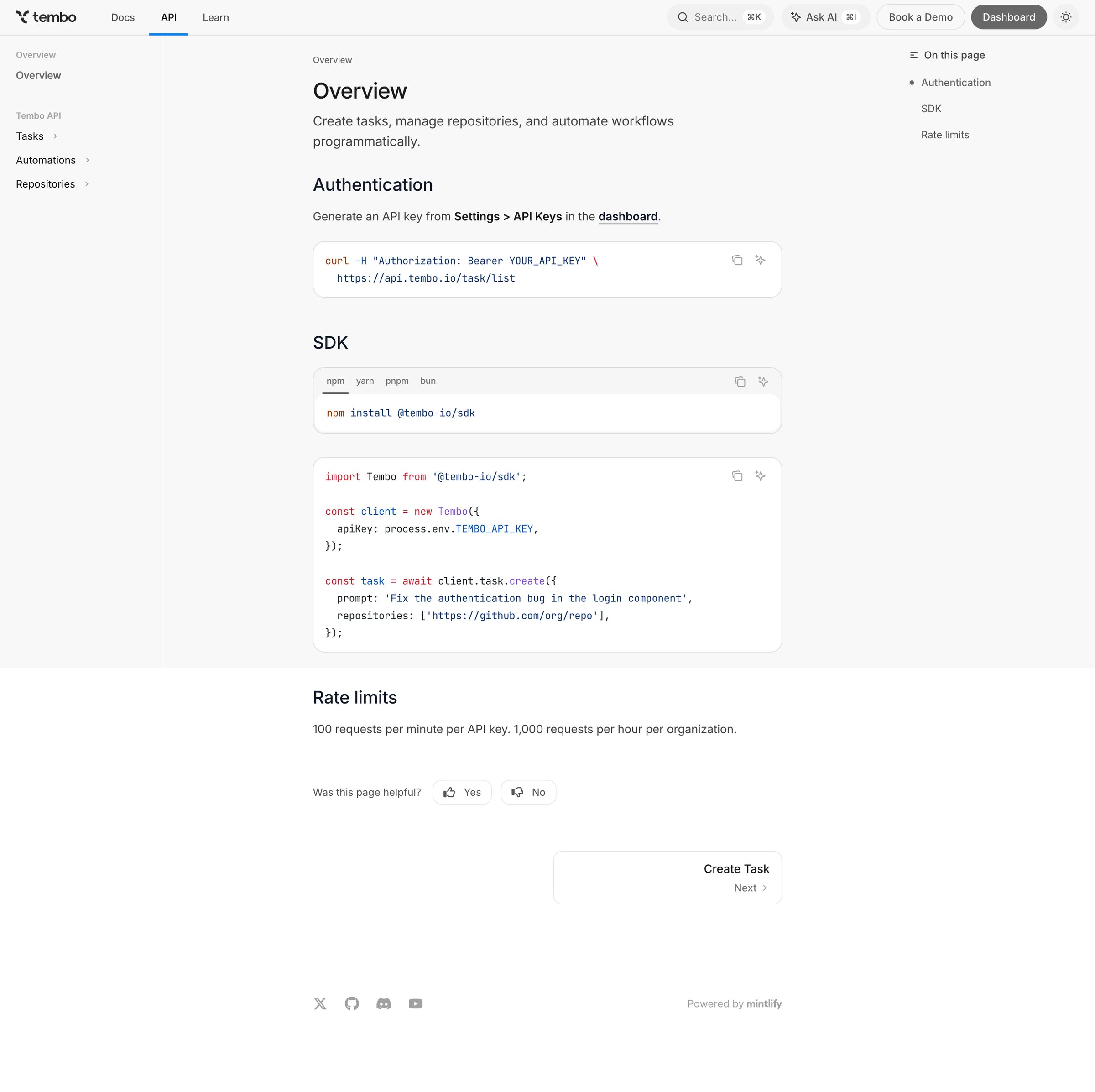 Overview - Tembo Docs from Tembo