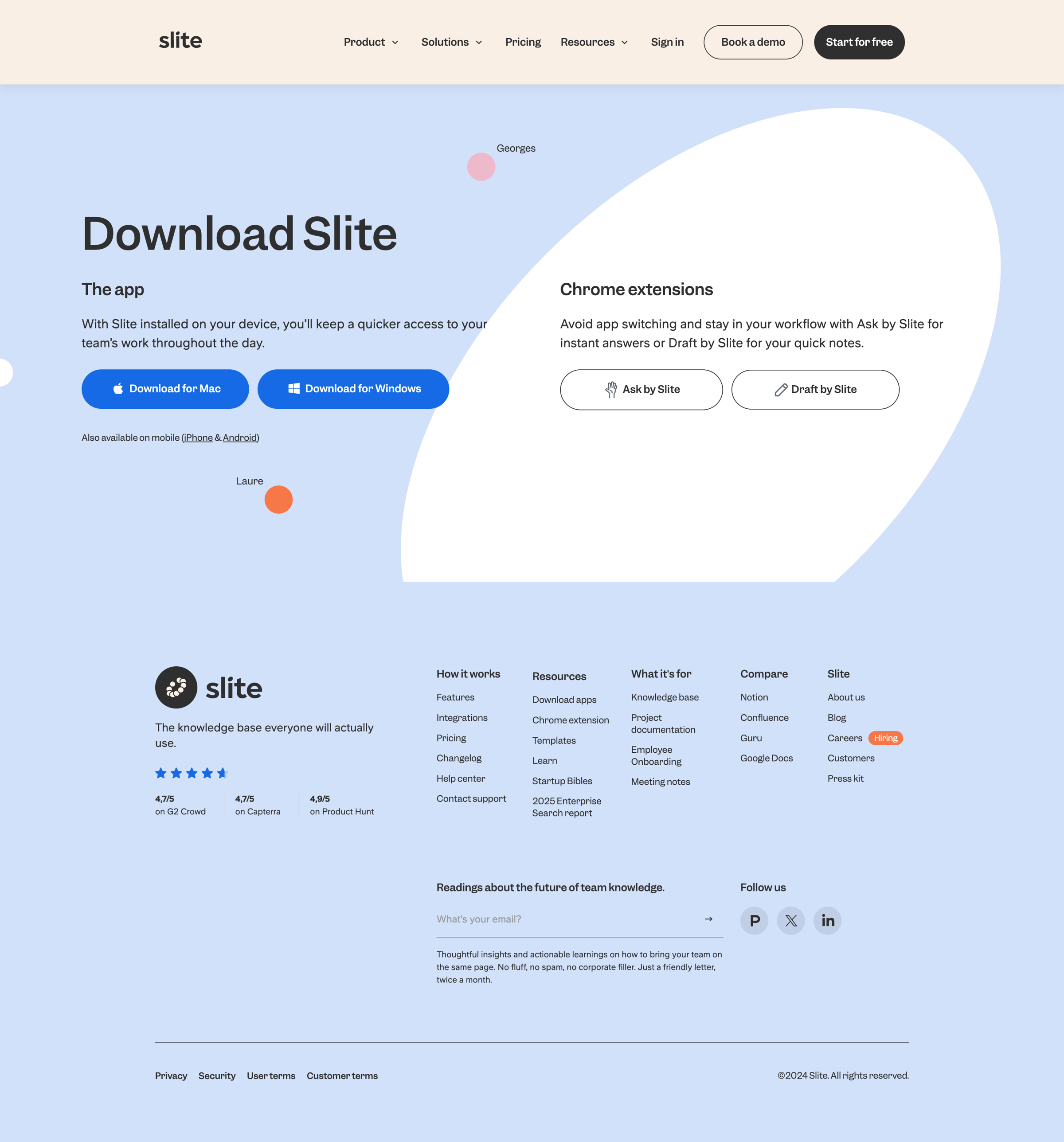 Slite - Slite Download apps screen