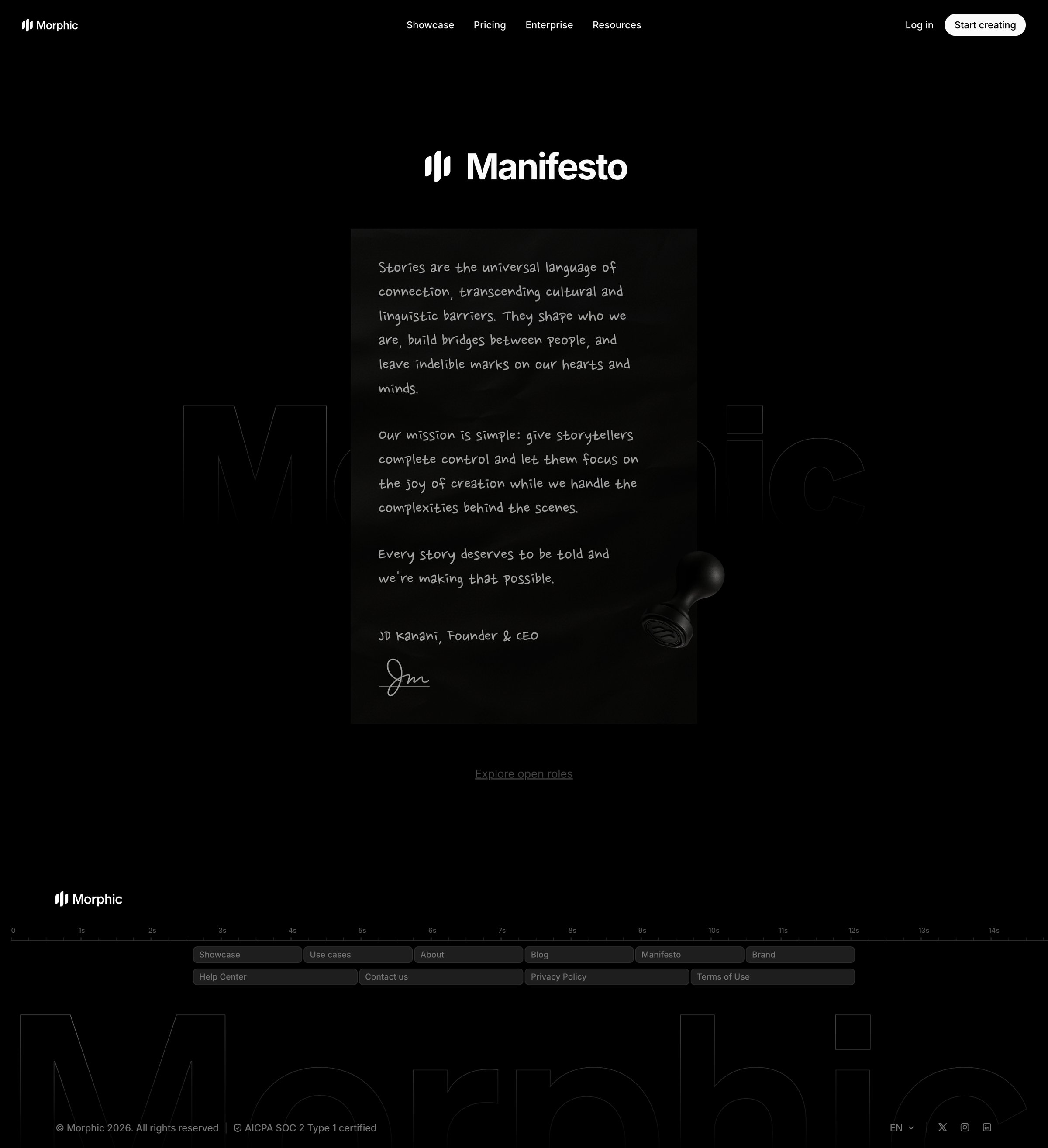 Morphic - Manifesto – Morphic screen