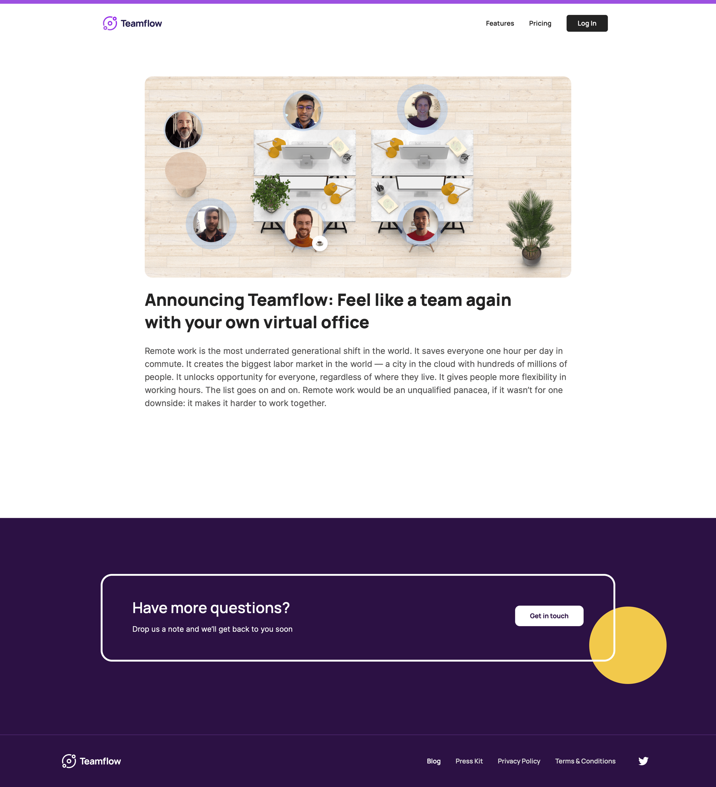 Teamflow - Blog | Teamflow screen