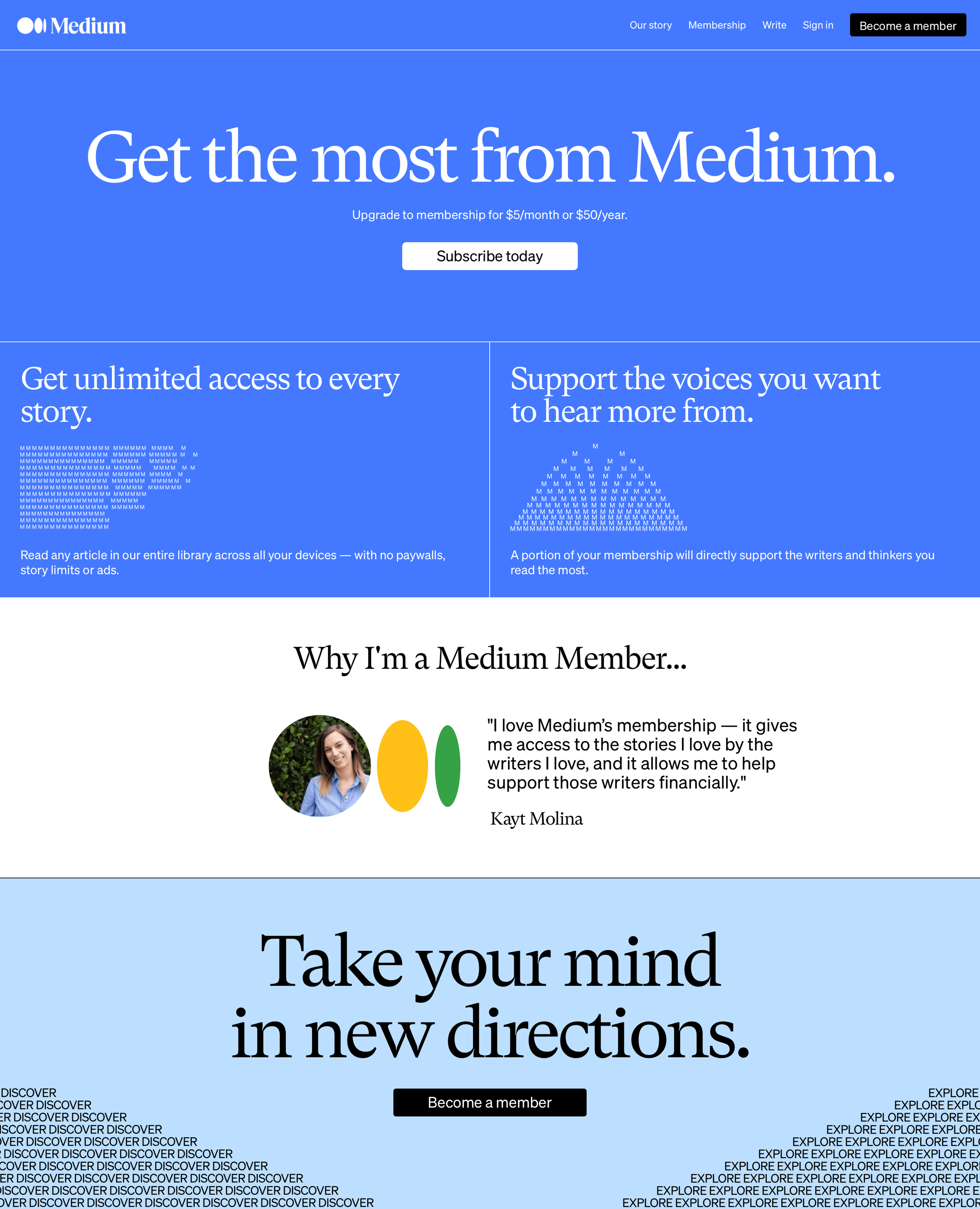 Medium - Plans & pricing screen