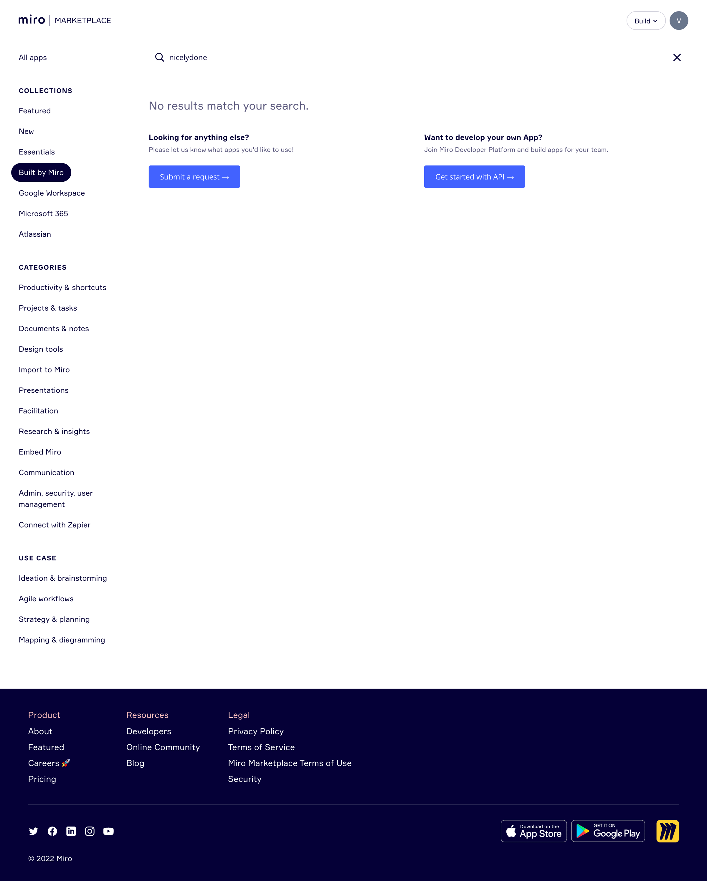 Miro - Apps Built by Miro | Team Collaboration Apps Marketplace screen