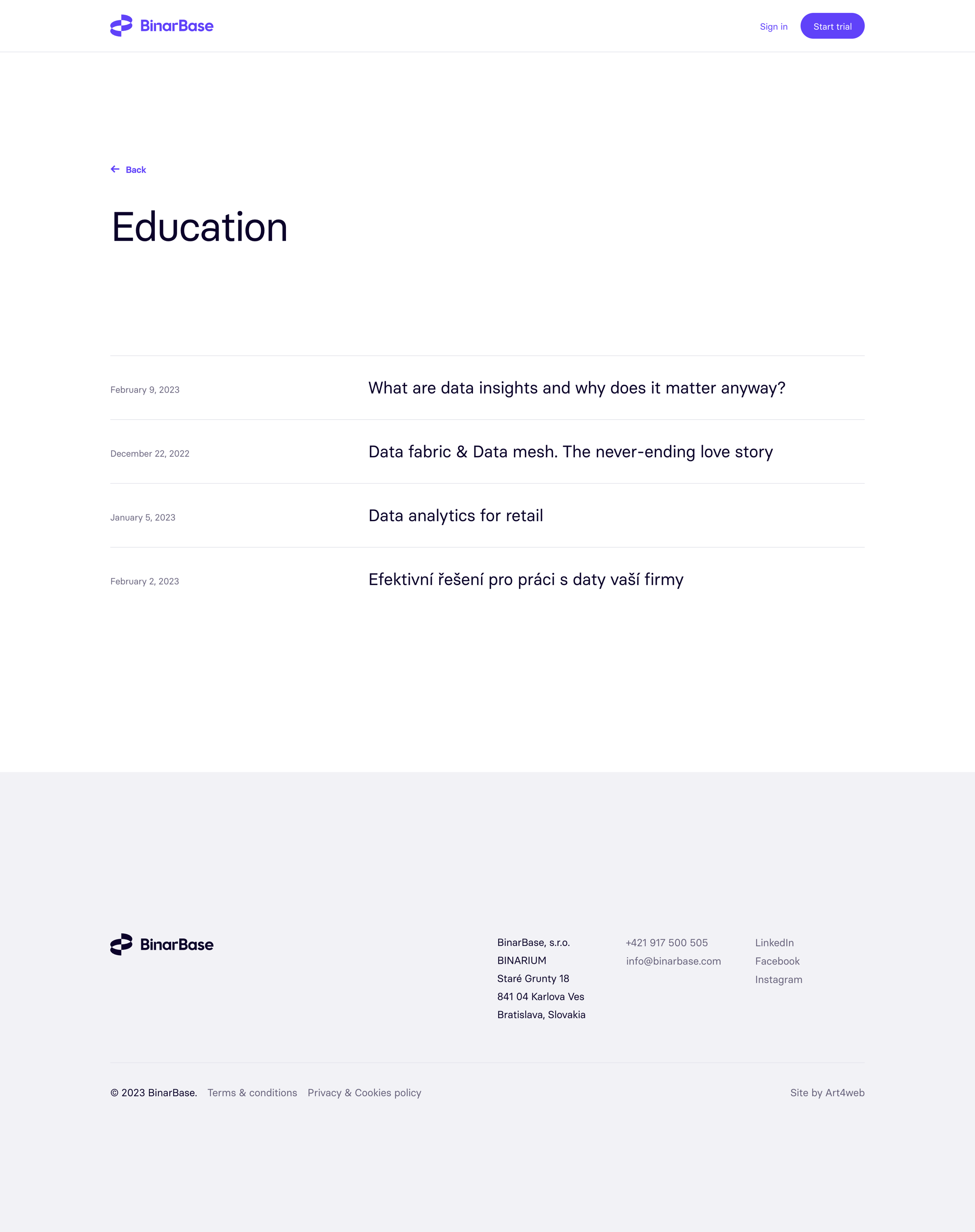 BinarBase - Education | Binarbase screen