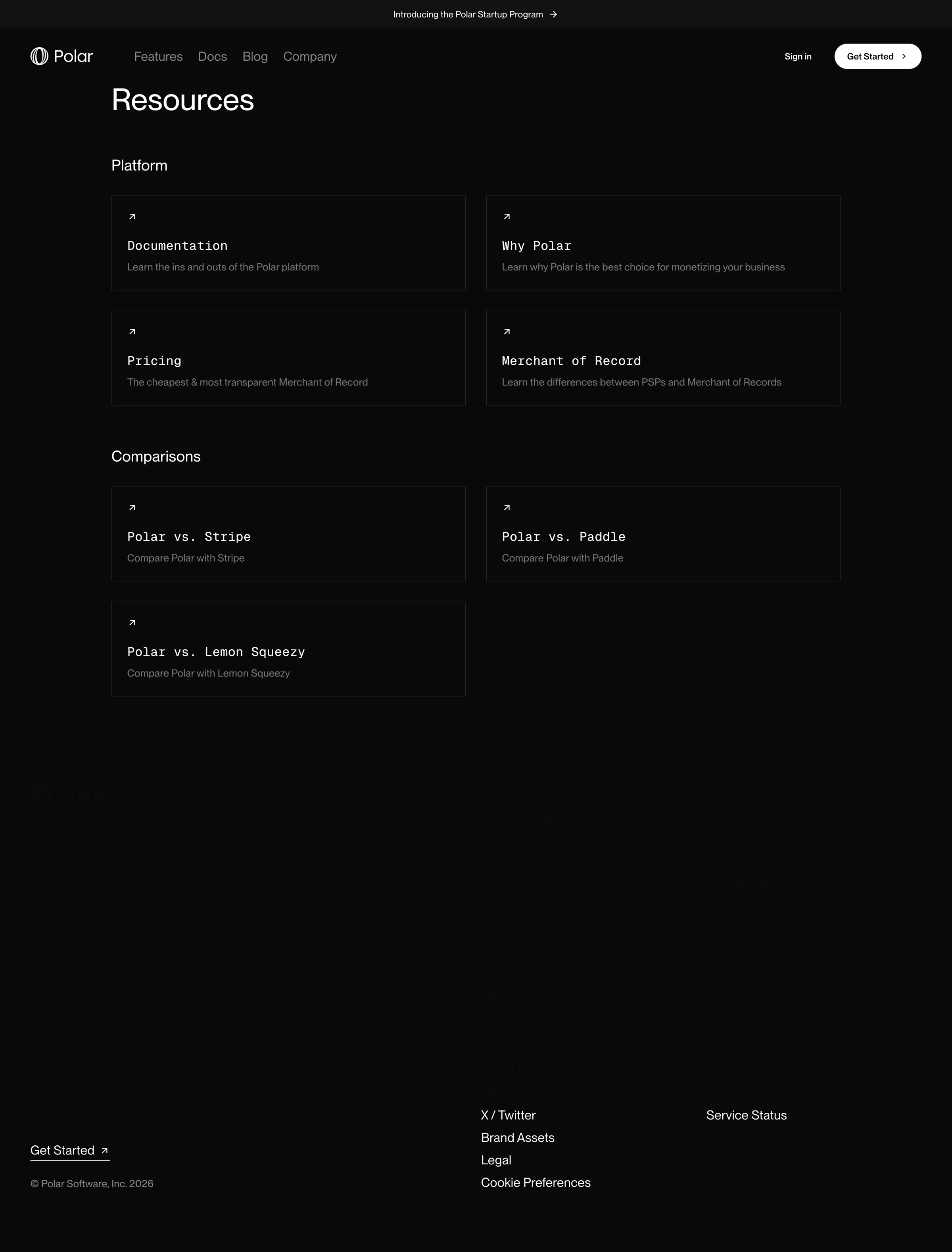 Polar - Resources | Polar screen