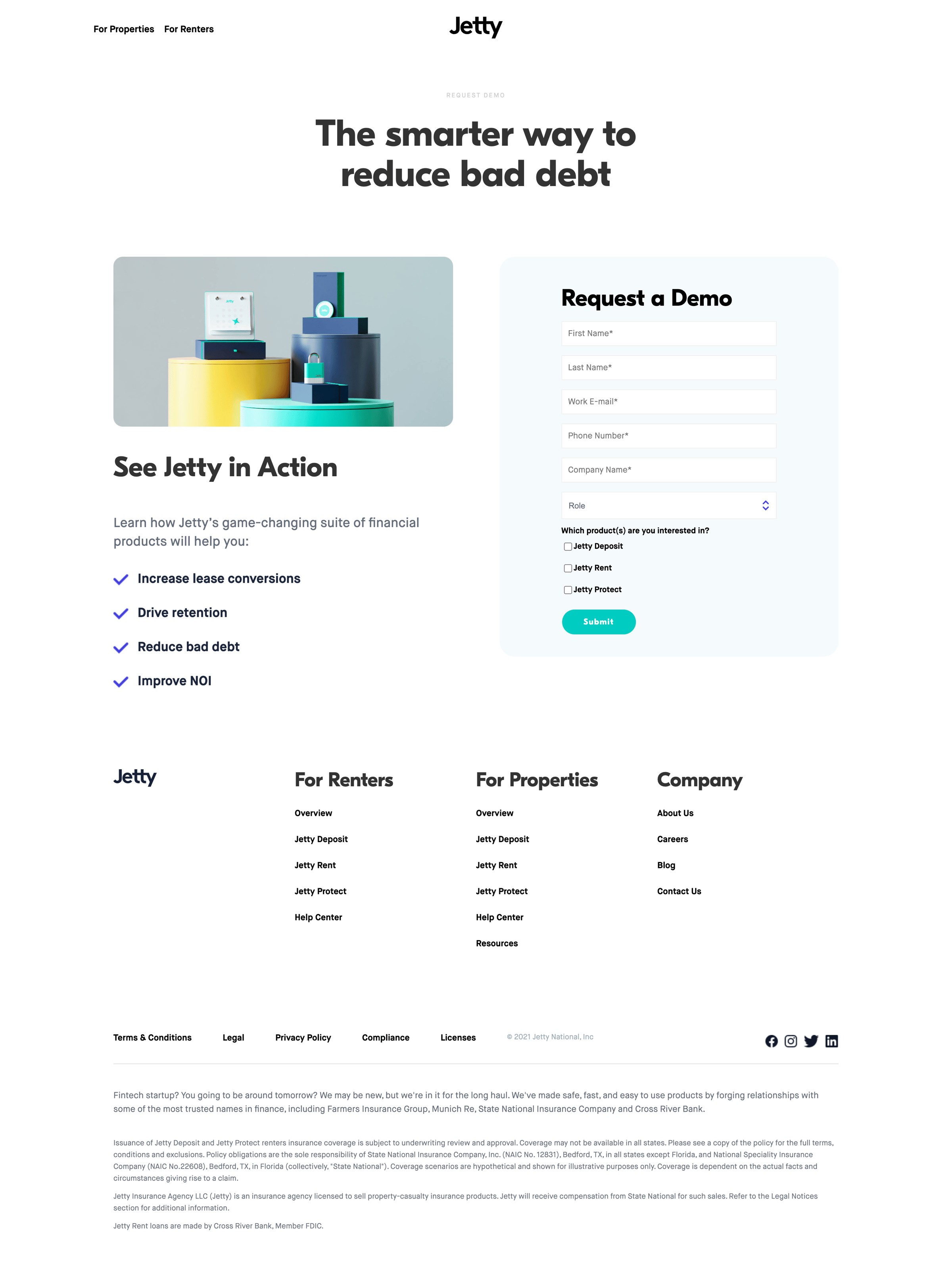 Jetty - Request a Demo | Jetty screen