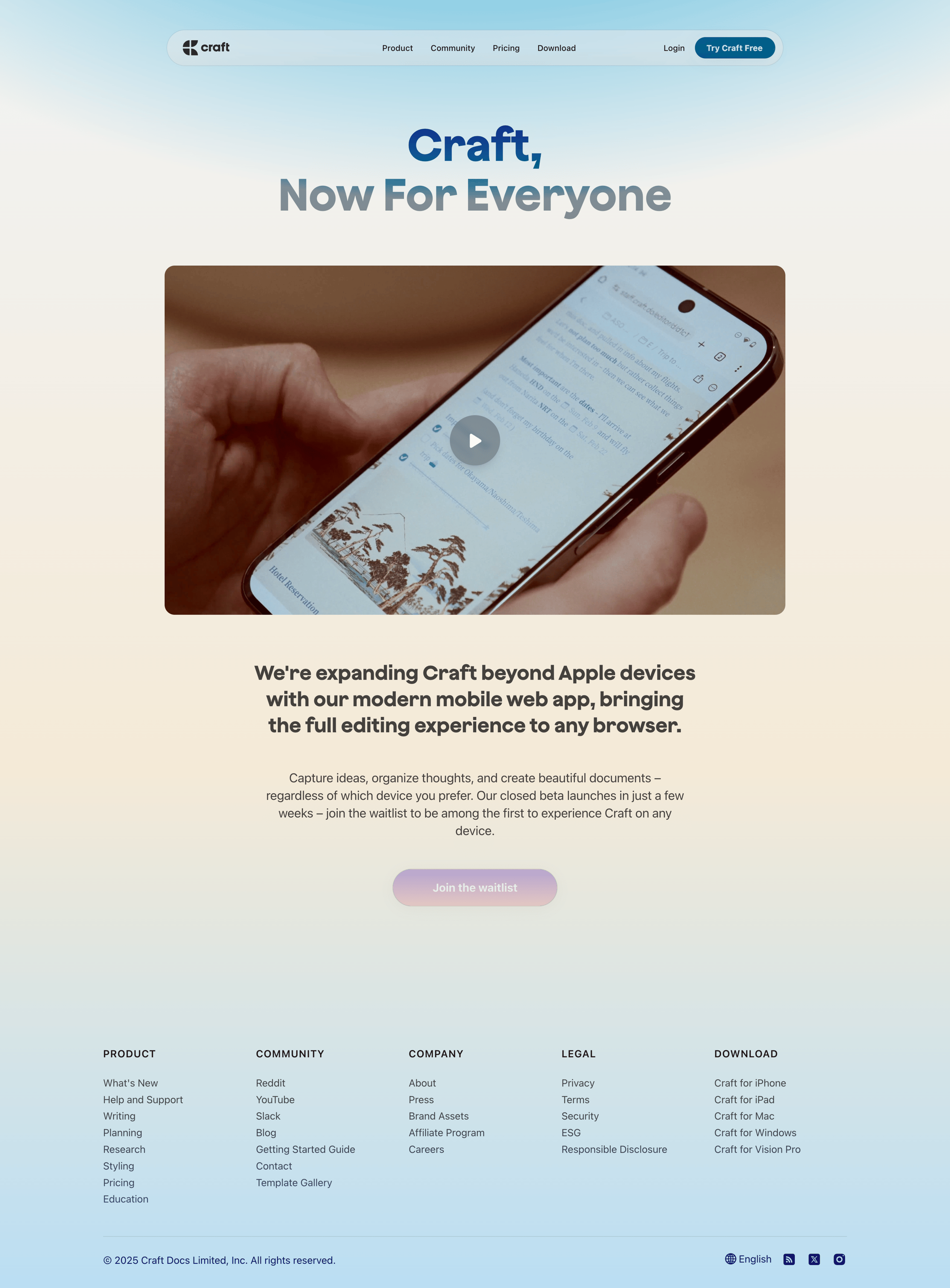 Craft - Download Craft for Free screen