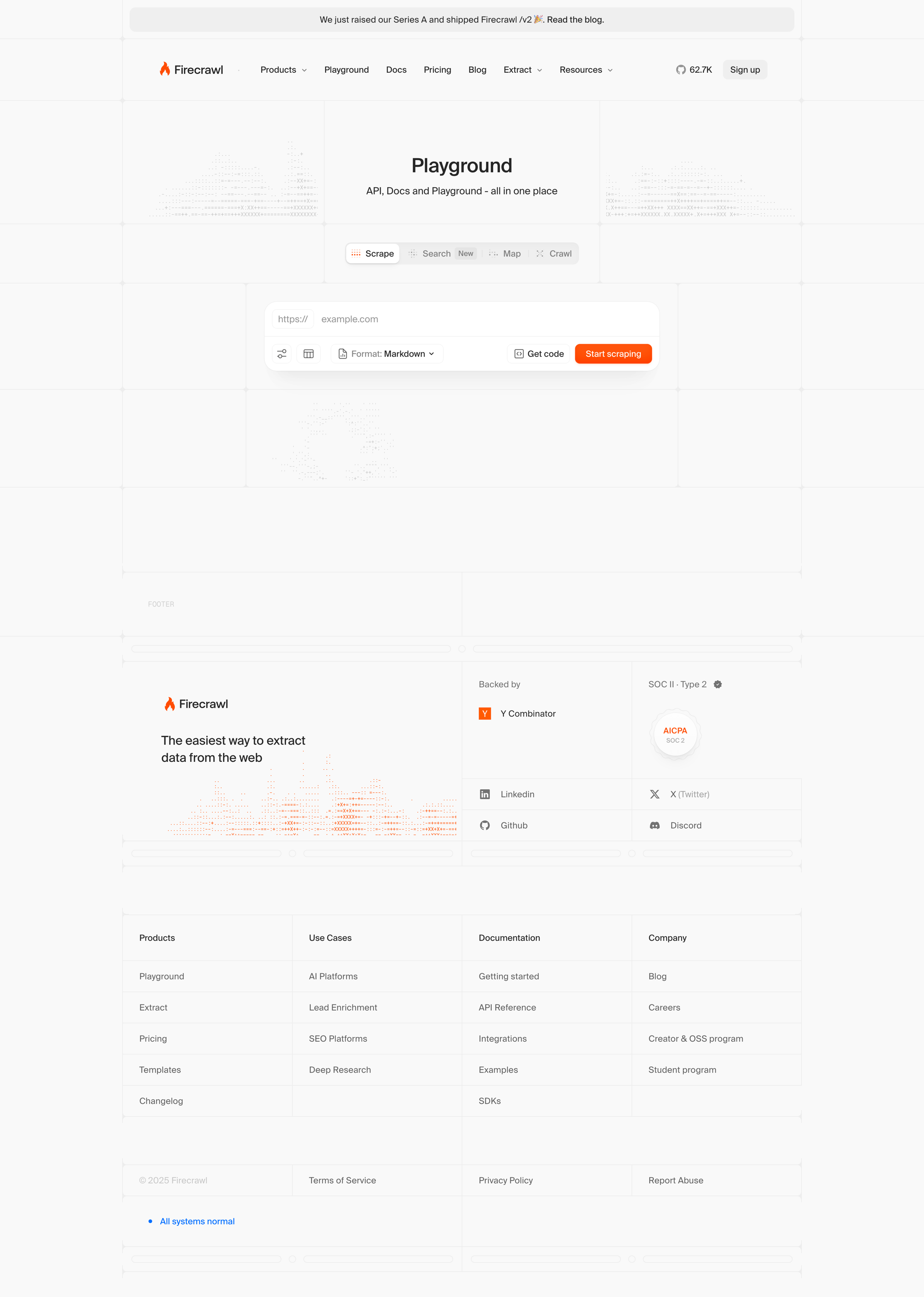 Firecrawl - Firecrawl - The Web Data API for AI screen