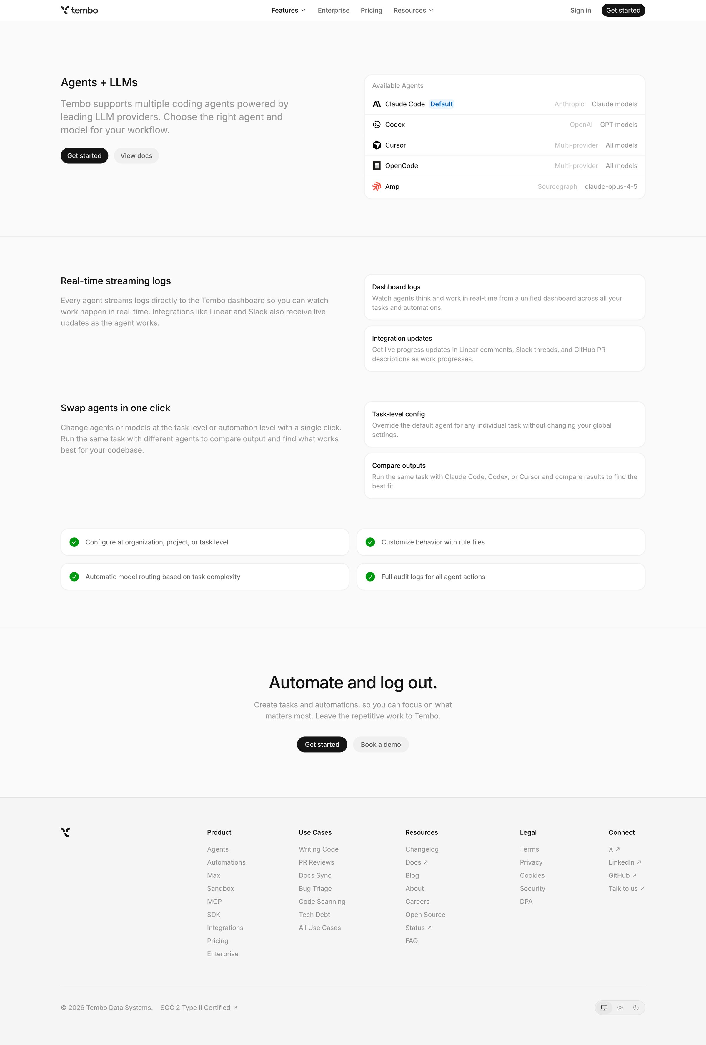 Agents + LLMs – Tembo from Tembo