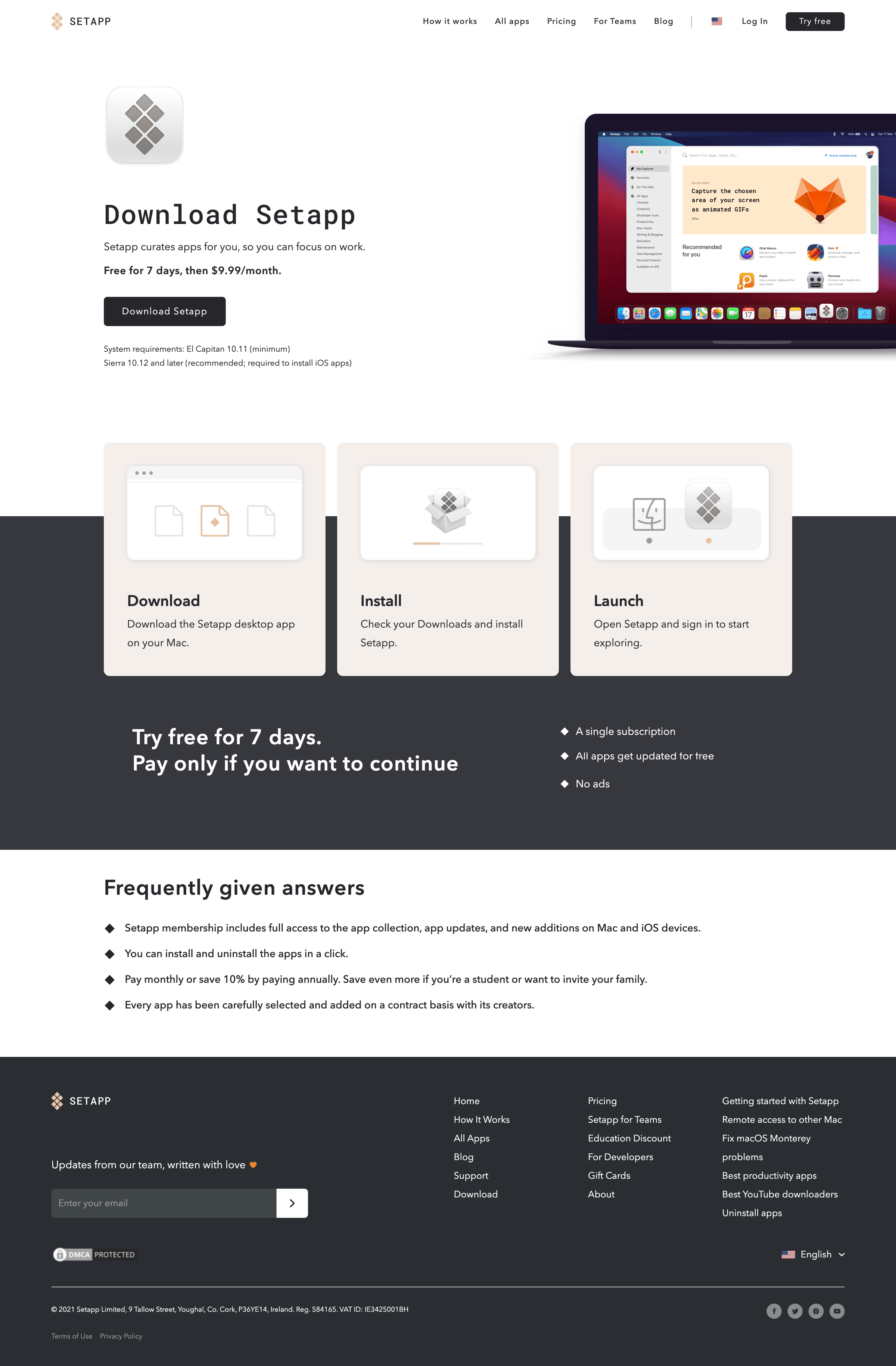 Setapp - Setapp | Download Setapp and get app collections for any job screen