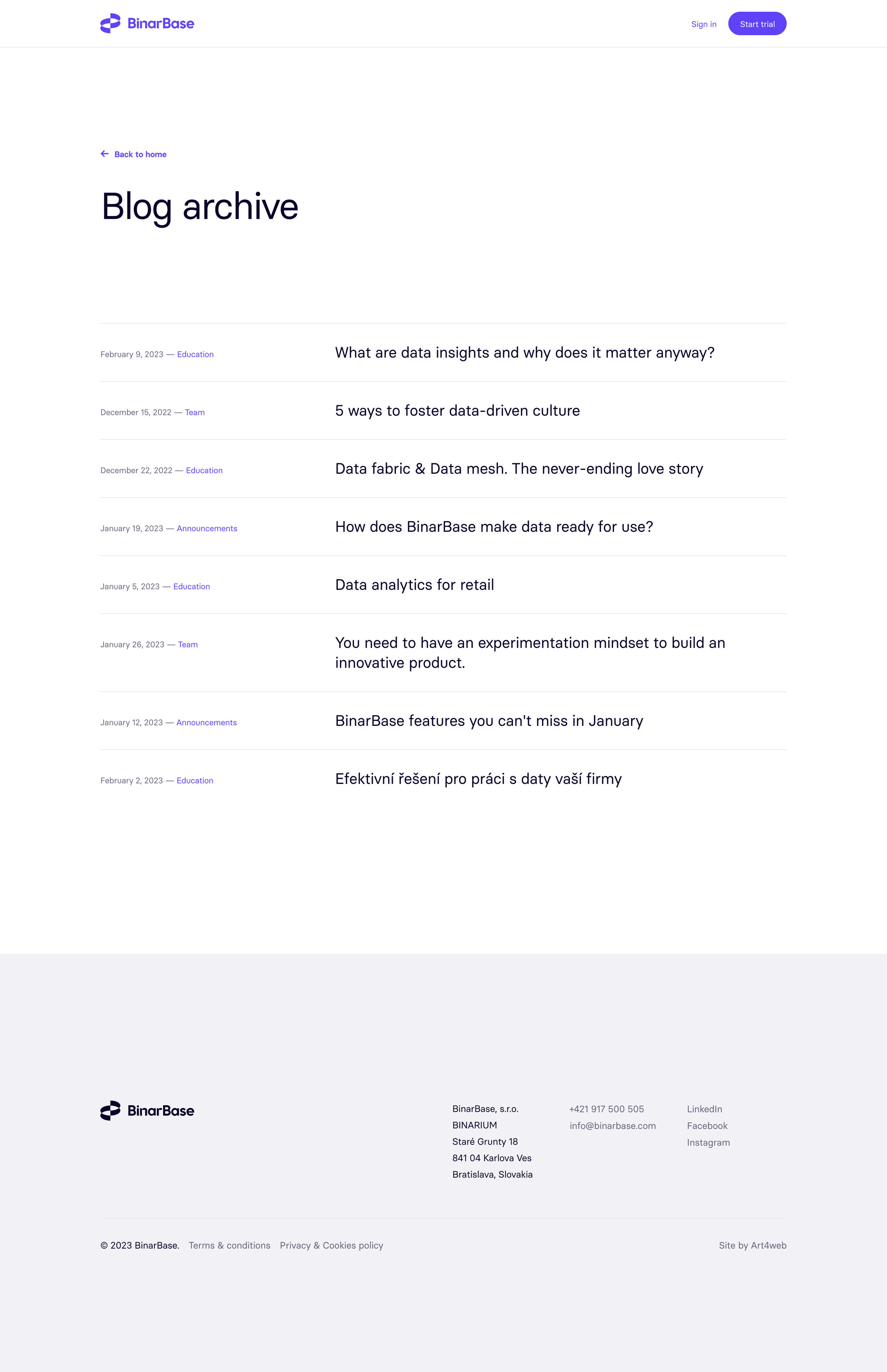 BinarBase - Blog | Binarbase screen