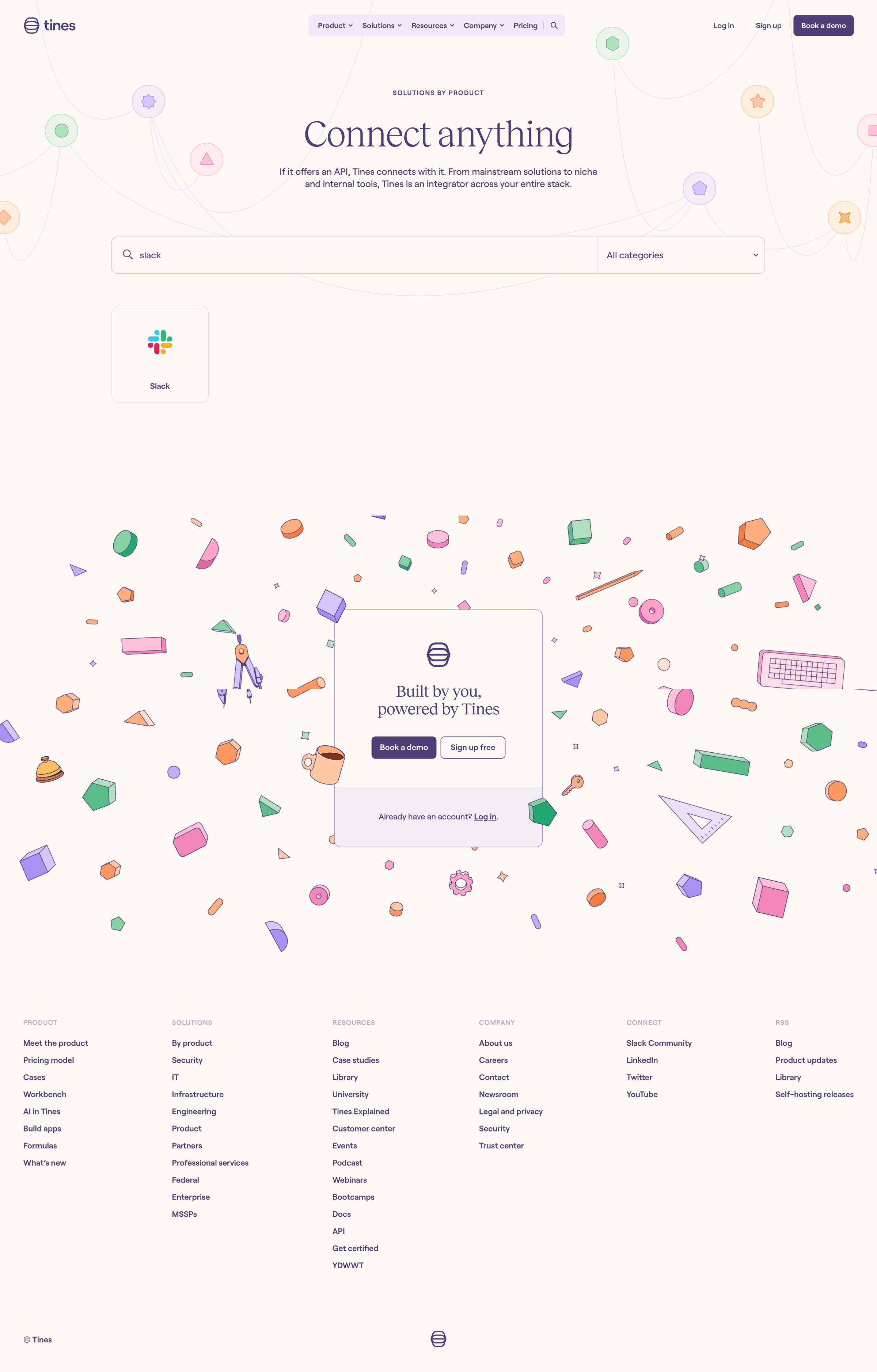 Tines - Solutions by product | Tines screen