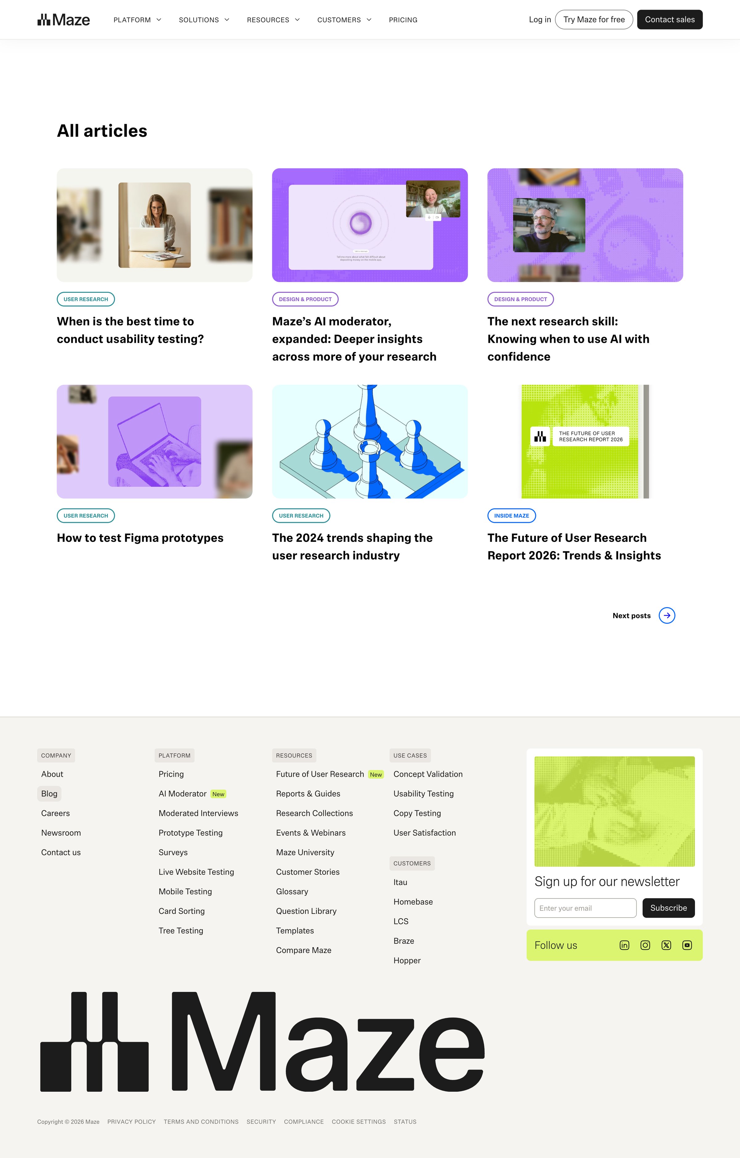 Maze - In the Loop by Maze Company Blog screen