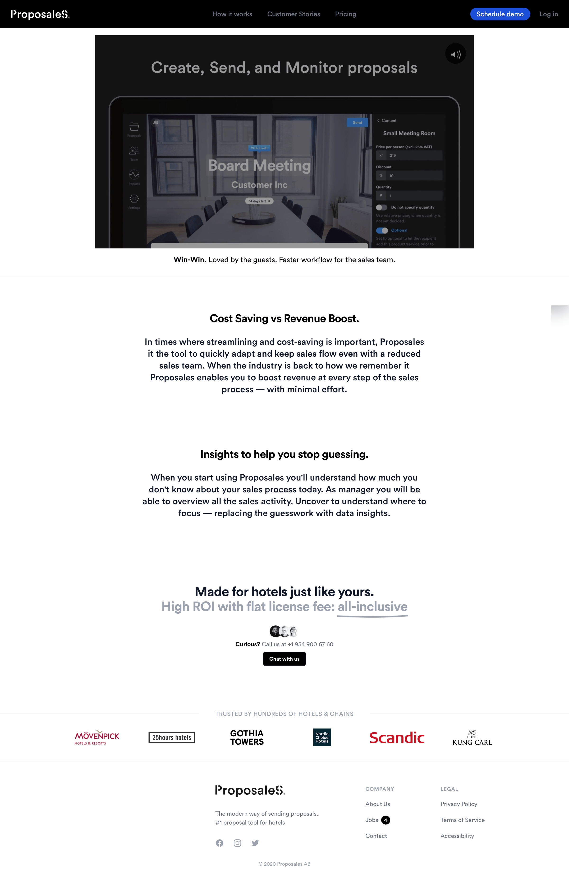 Proposales - Proposal Platform — Proposales™ screen