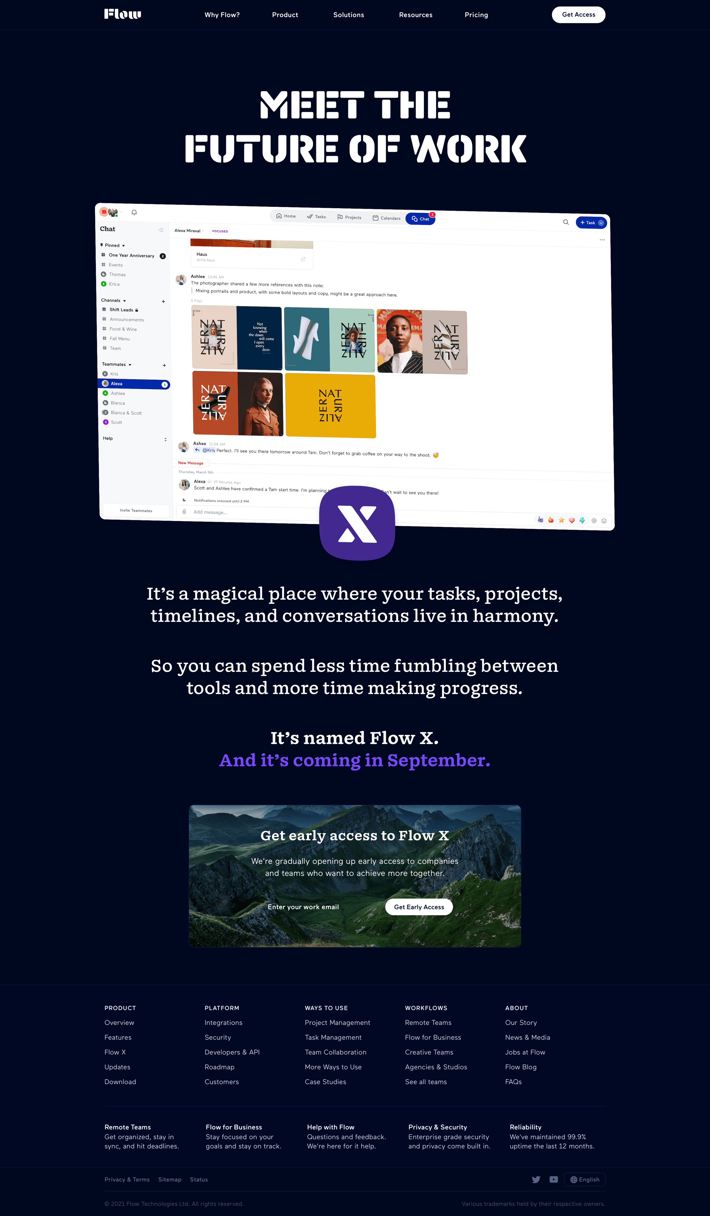 Flow - Meet Flow X. Best Productivity Management System for Tasks & Projects screen